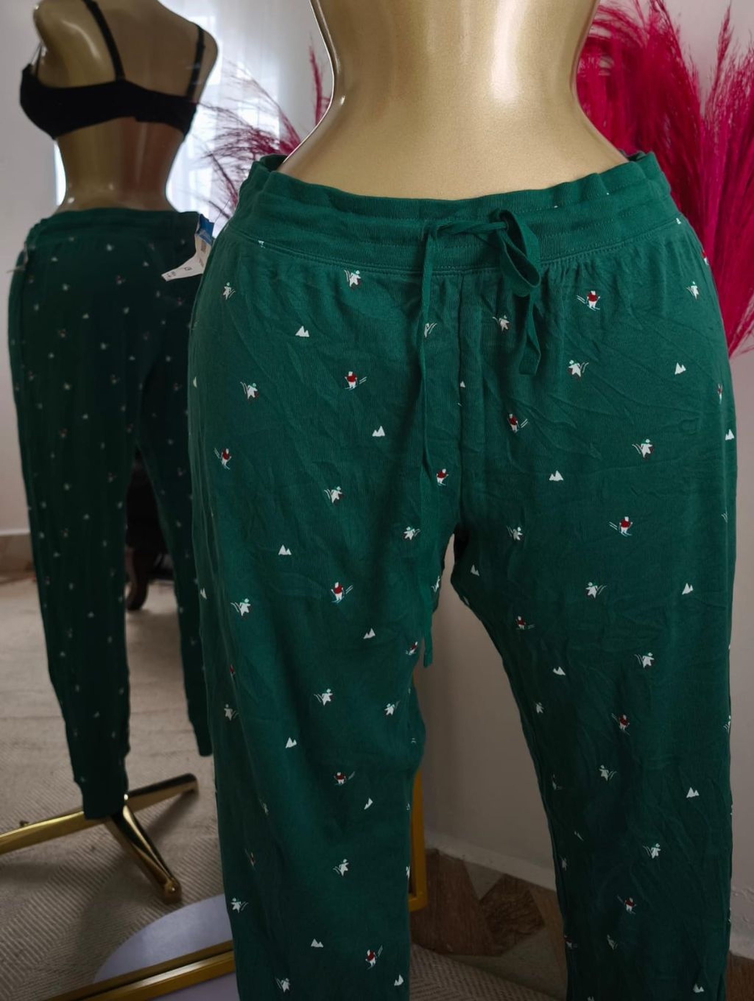 Alpine Adventures Holiday Print Lounge Jolly pants