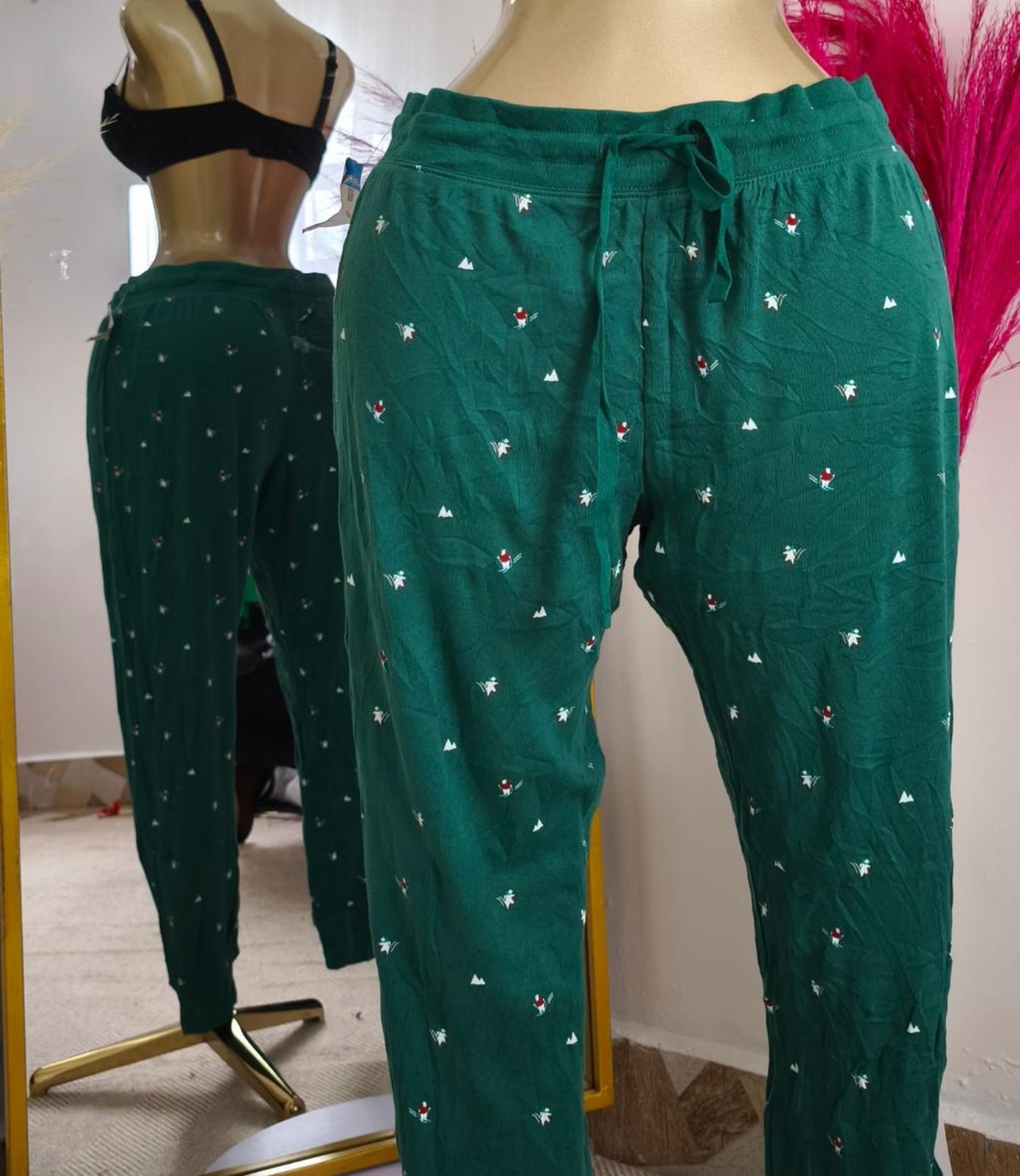 Alpine Adventures Holiday Print Lounge Jolly pants