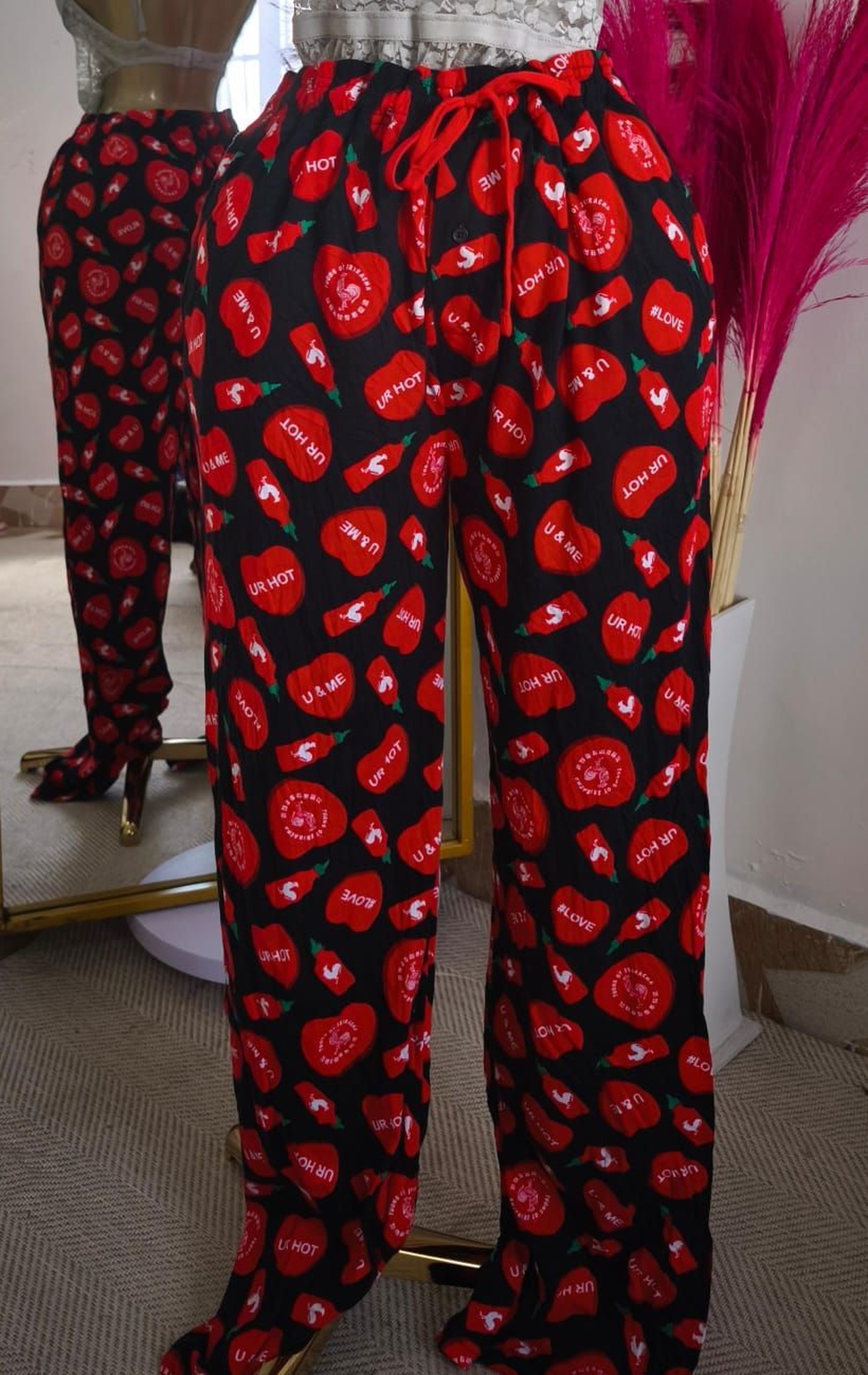 Holiday Print Lounge Jolly Pants