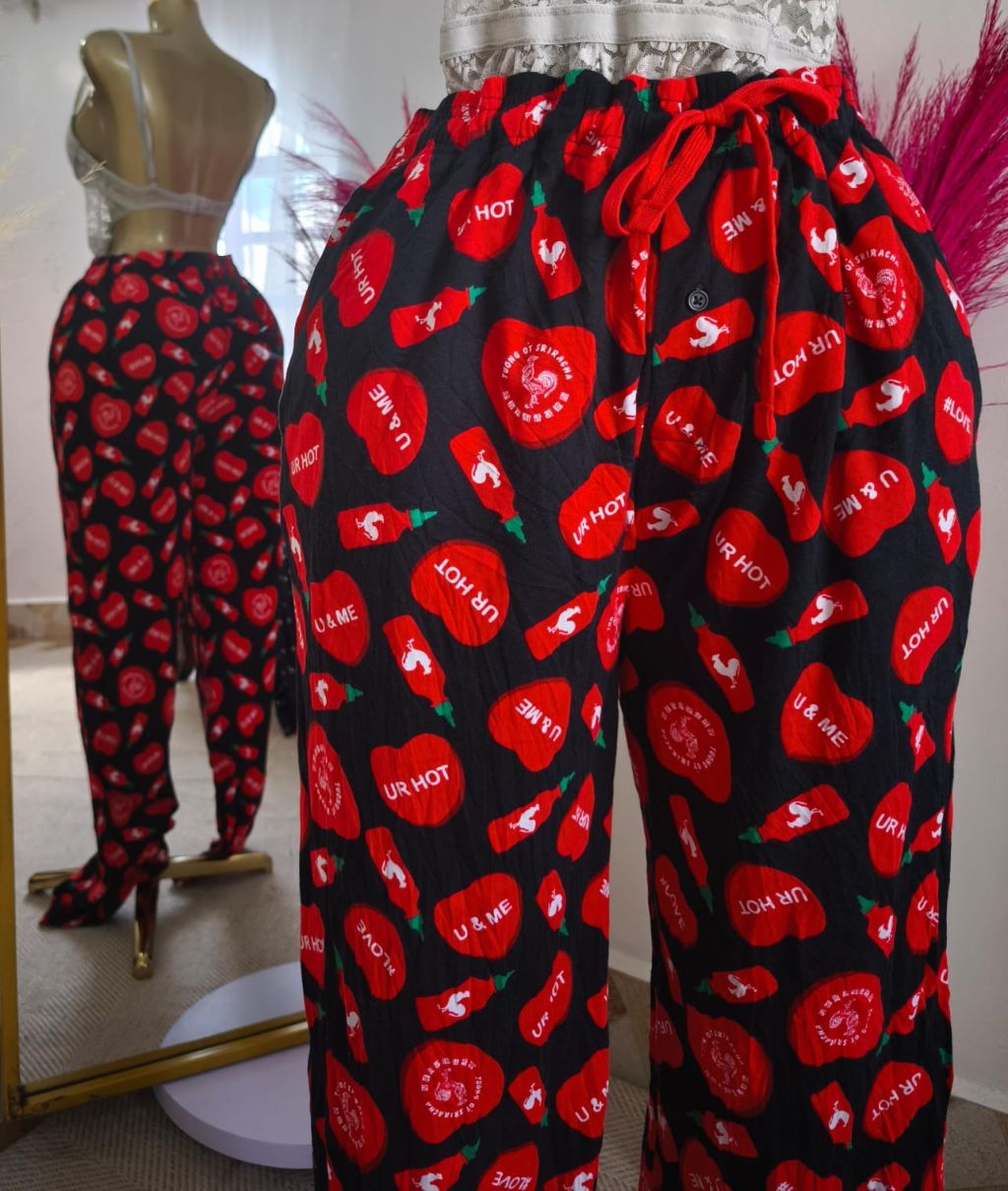 Holiday Print Lounge Jolly Pants