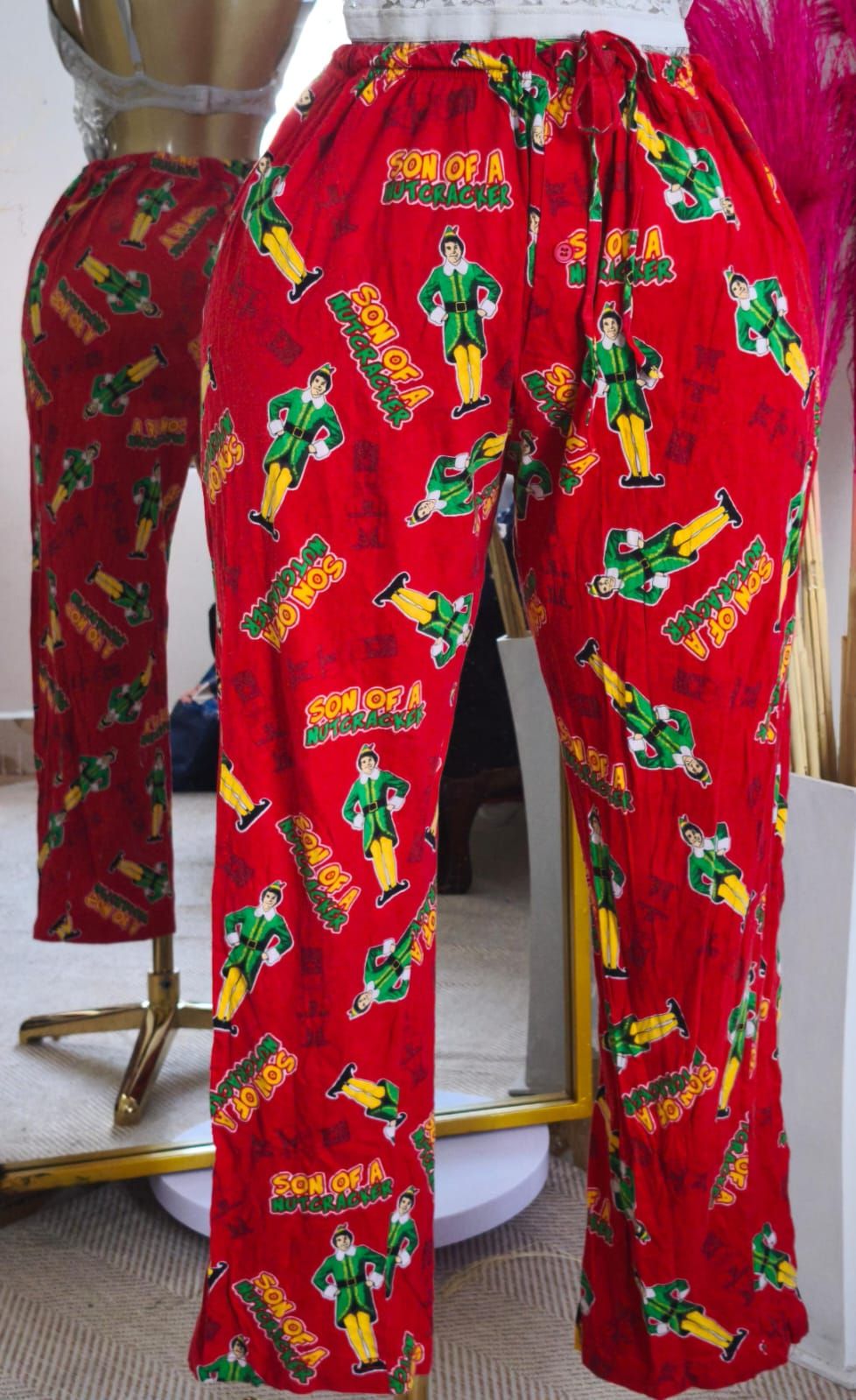Holiday Print Lounge Jolly Pants