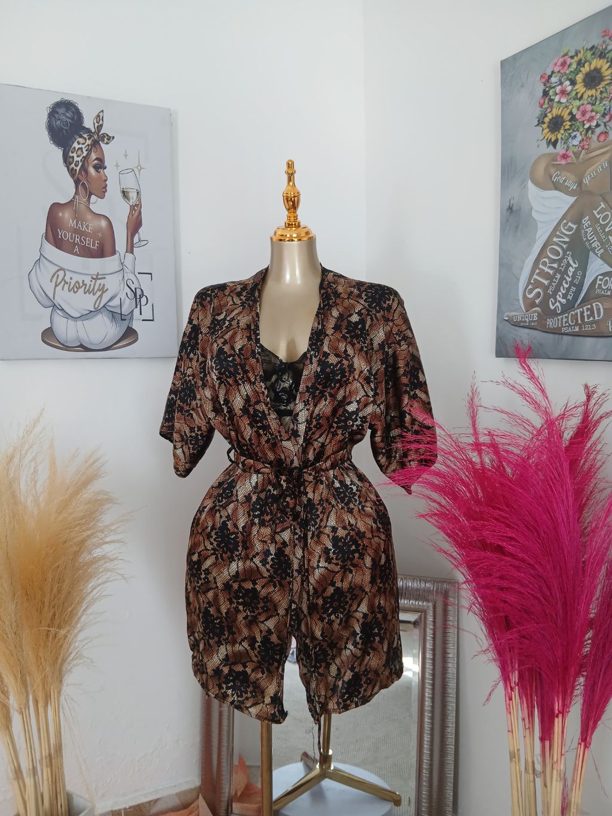 Romantic Floral Lace Cover up