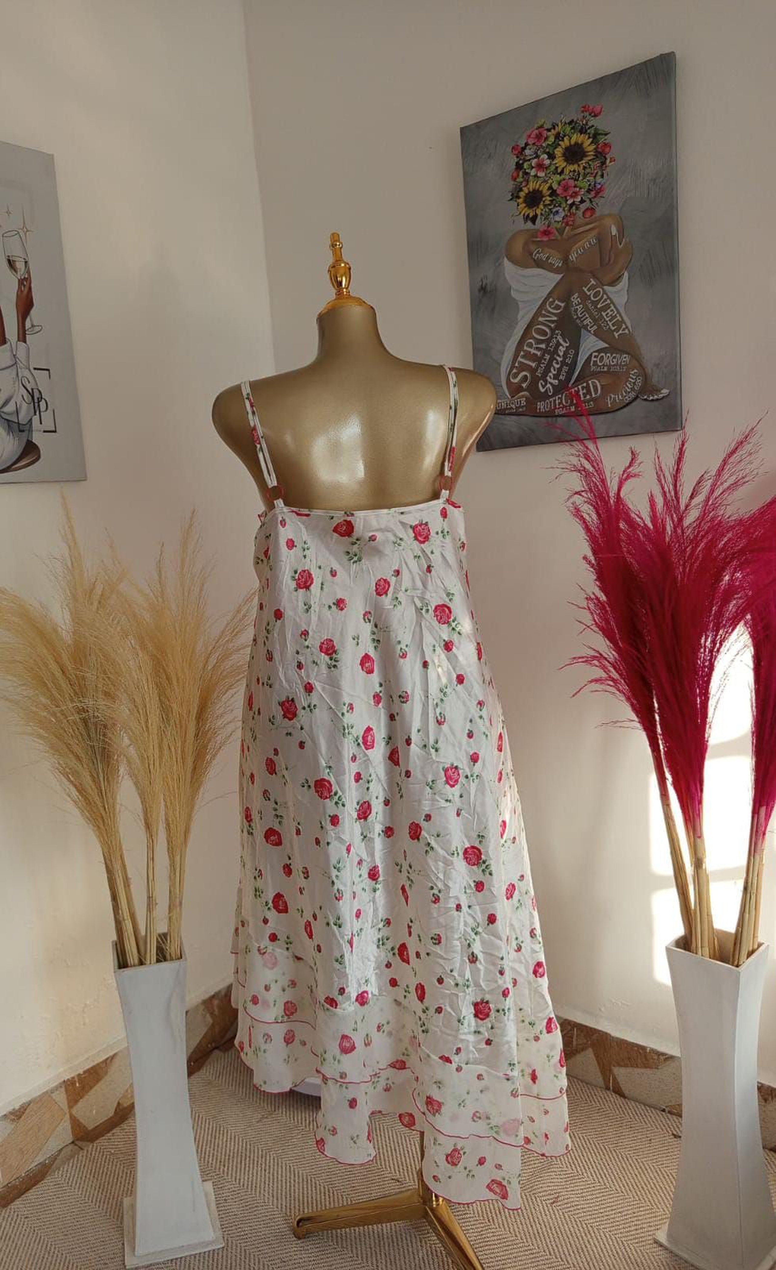 The Serene Tiered Floral Maxi Dress