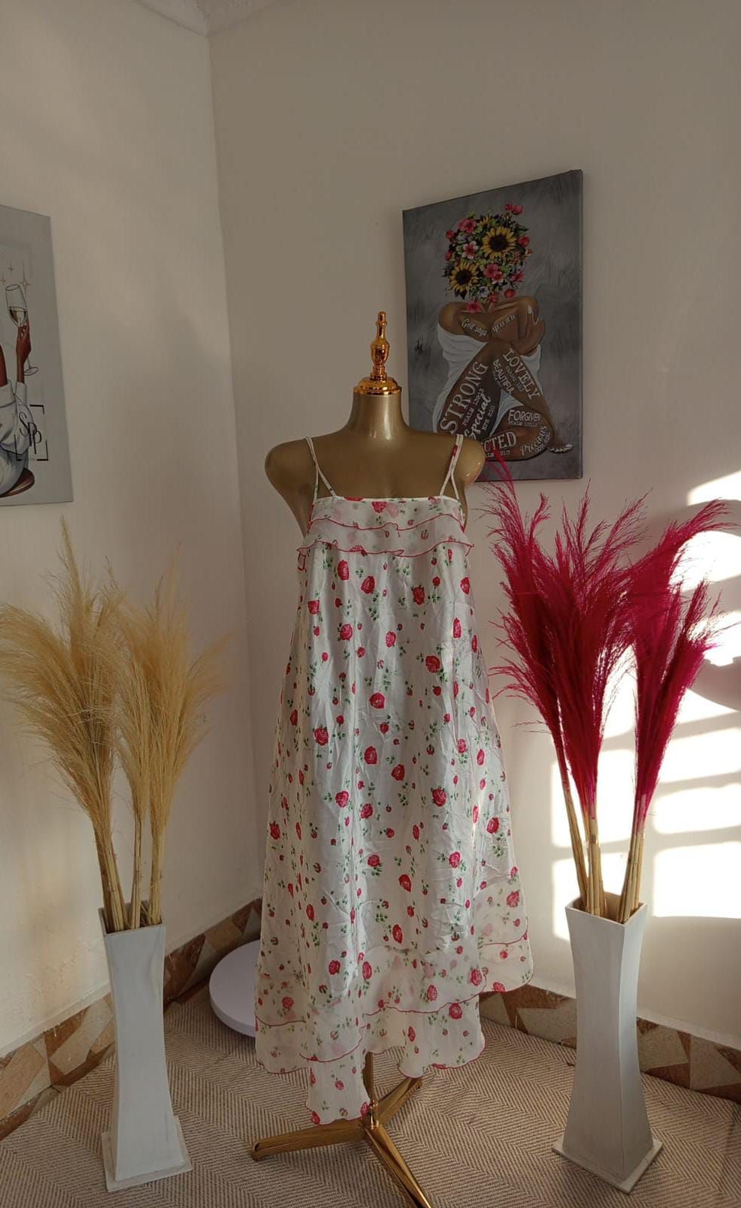 The Serene Tiered Floral Maxi Dress