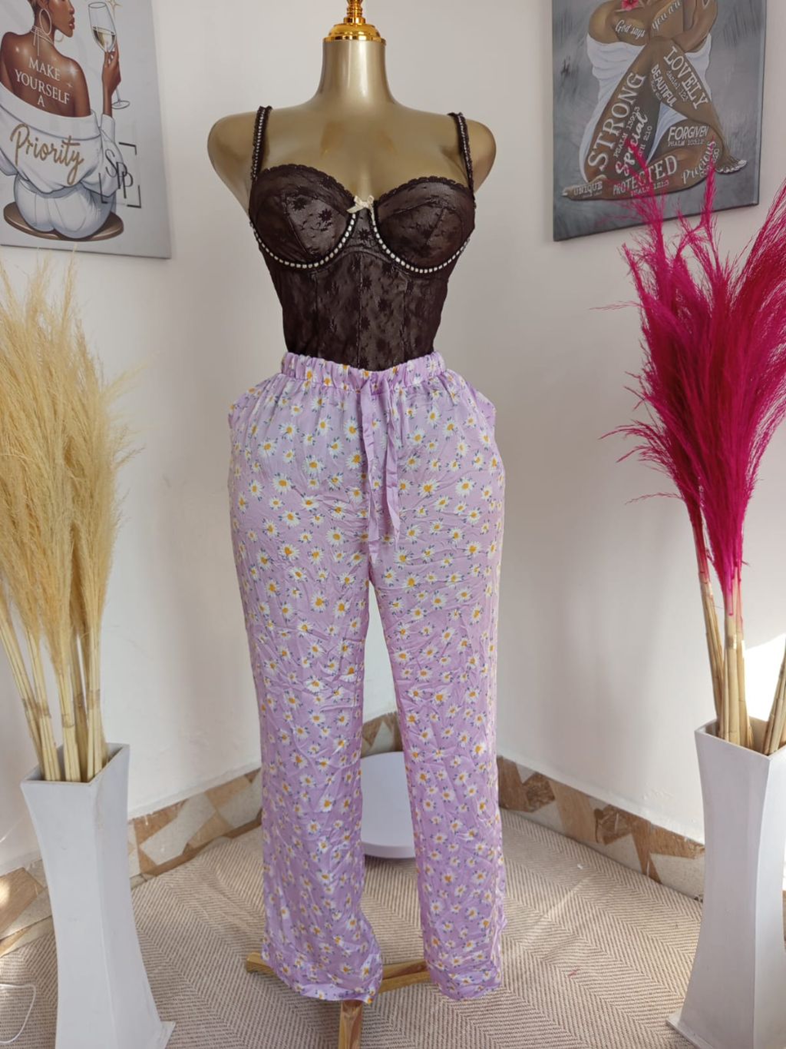 The Celestial Satin Sleep Pant