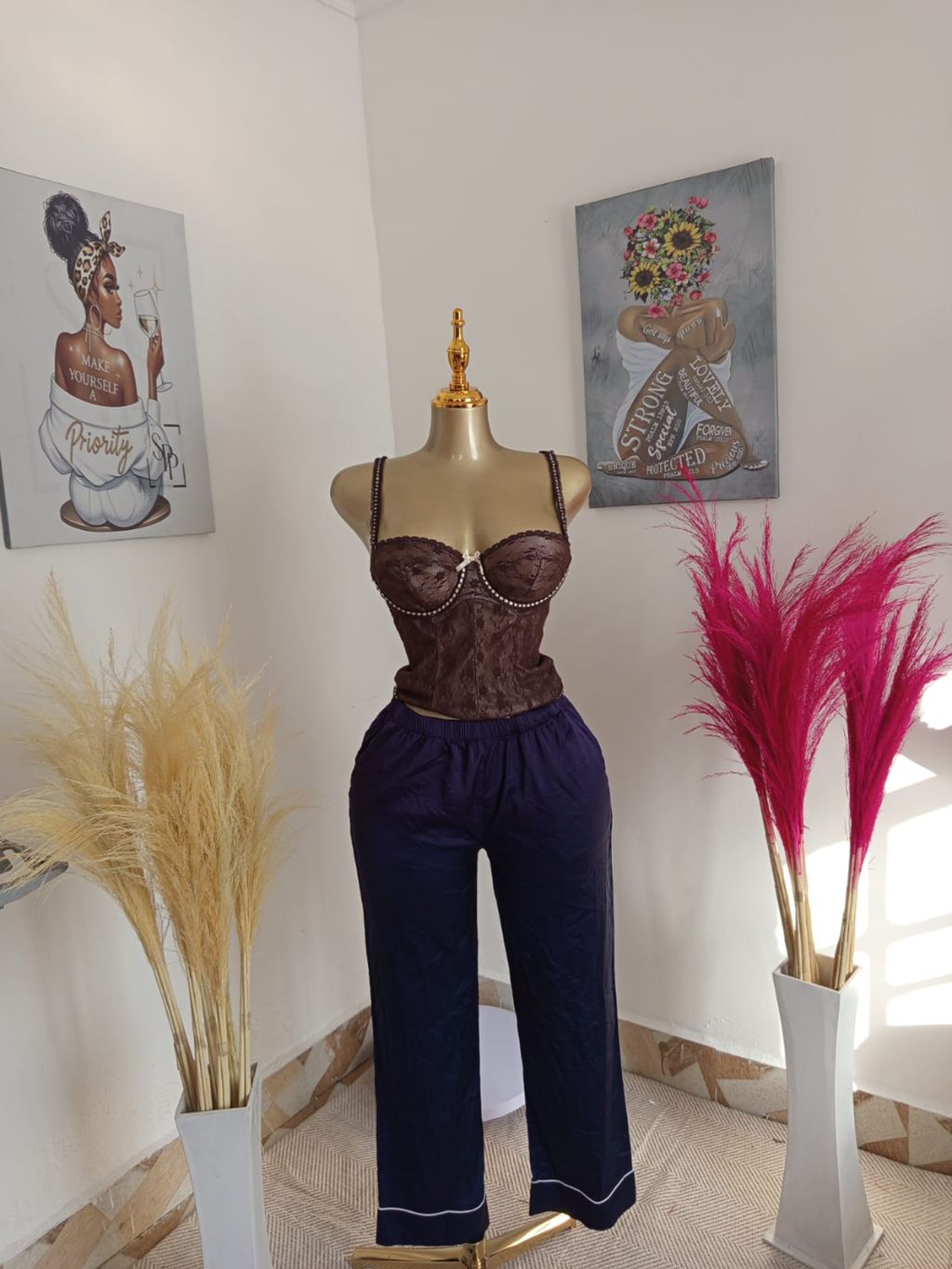 The Celestial Satin Sleep Pant