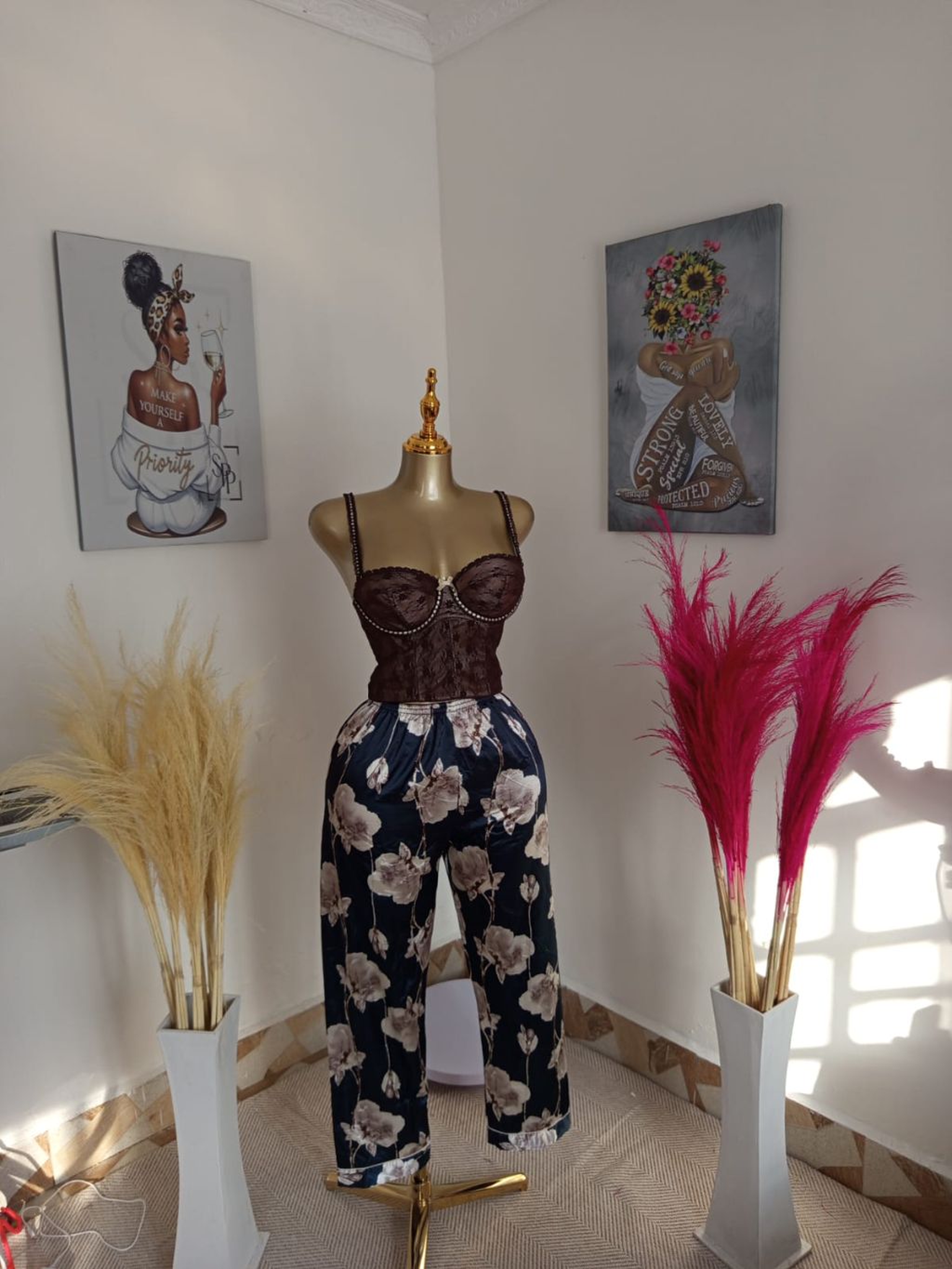 The Celestial Satin Sleep Pant