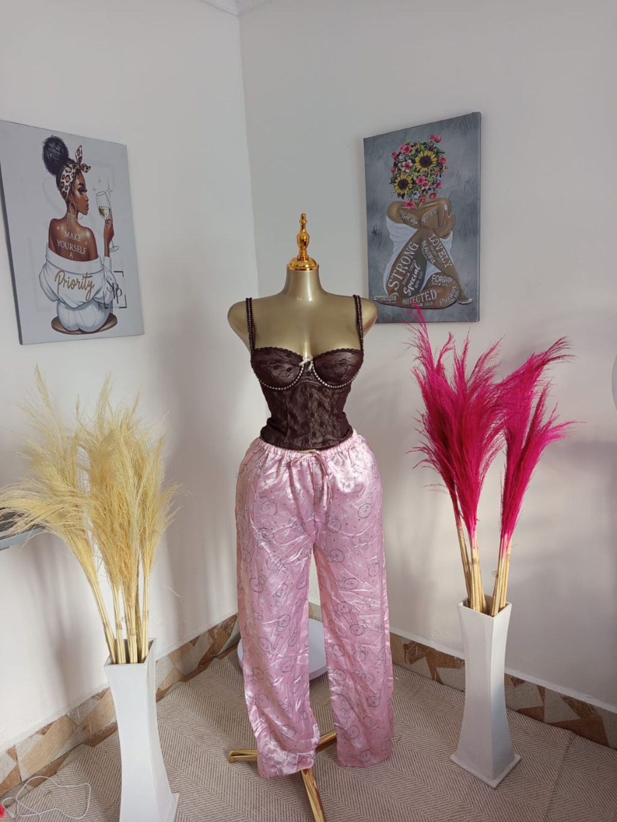 The Celestial Satin Sleep Pant