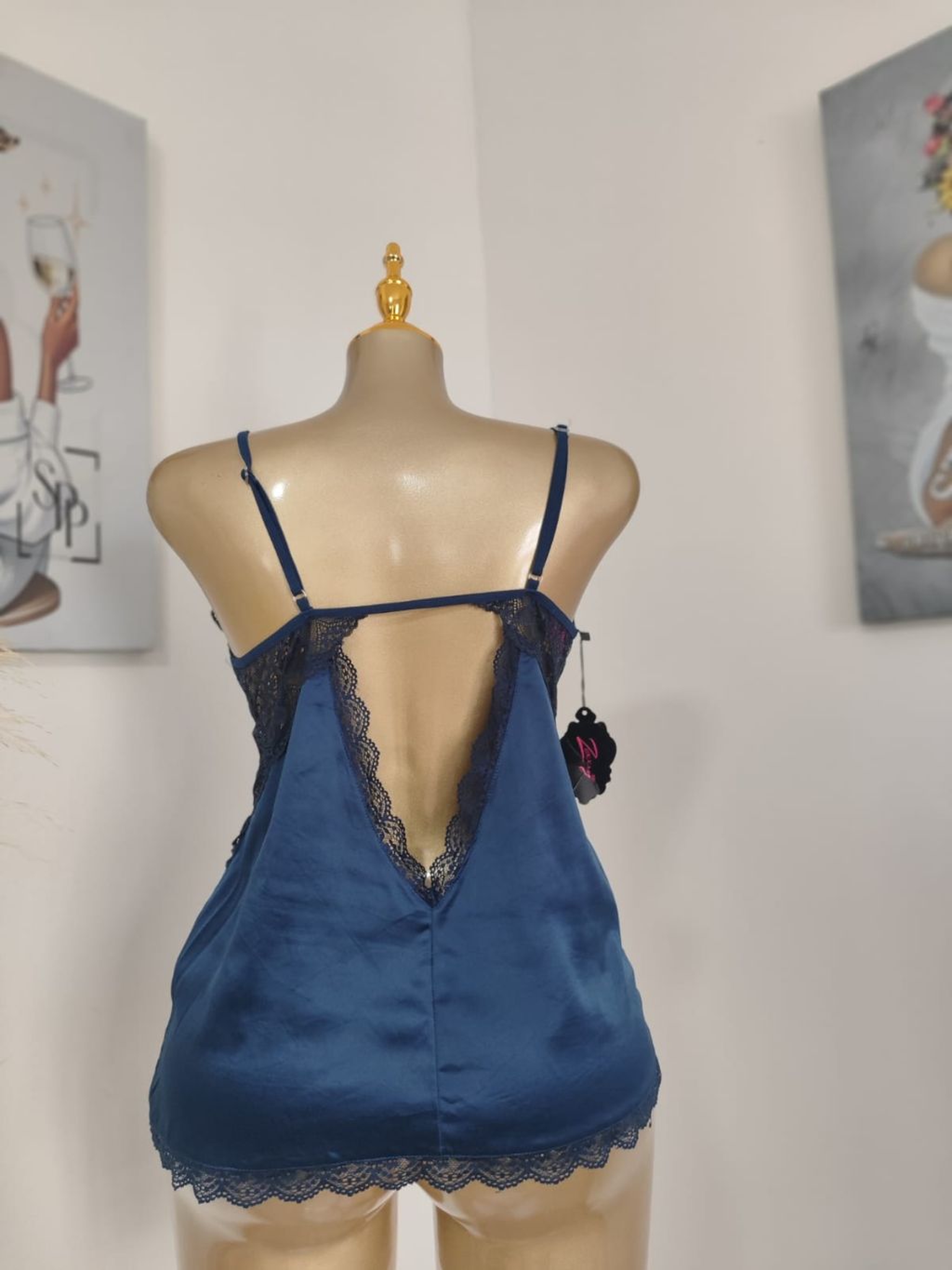 The Midnight Lace-Overlay Petticoat