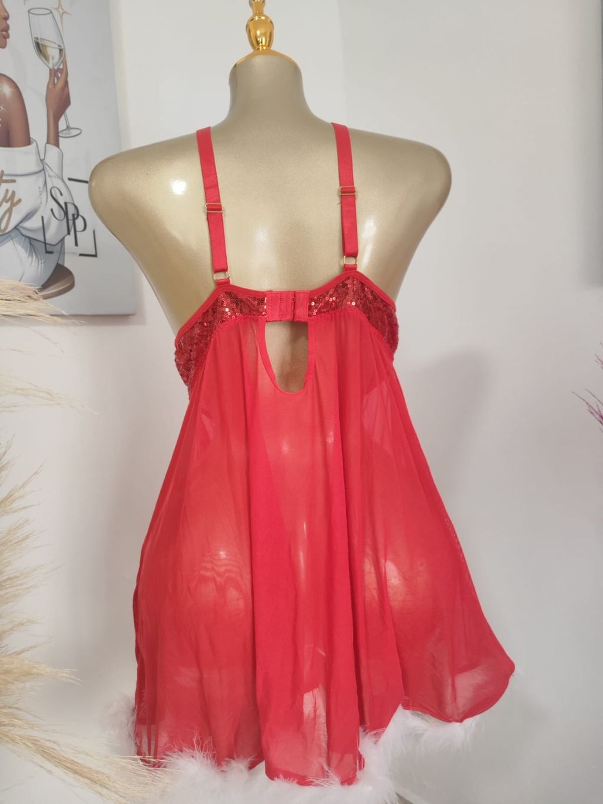 The Radiant Lace-Trimmed Satin