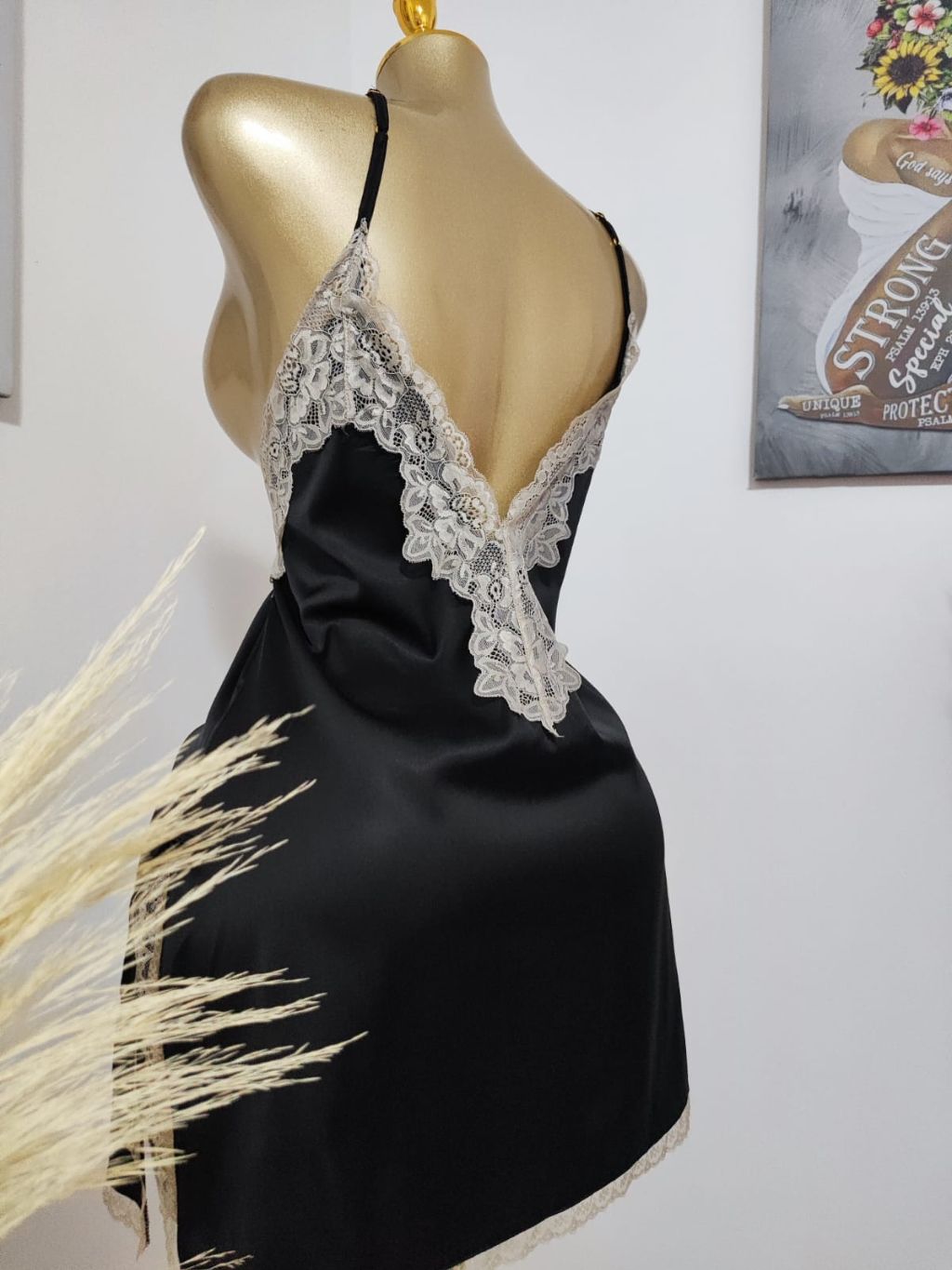 The Radiant Lace-Trimmed Satin