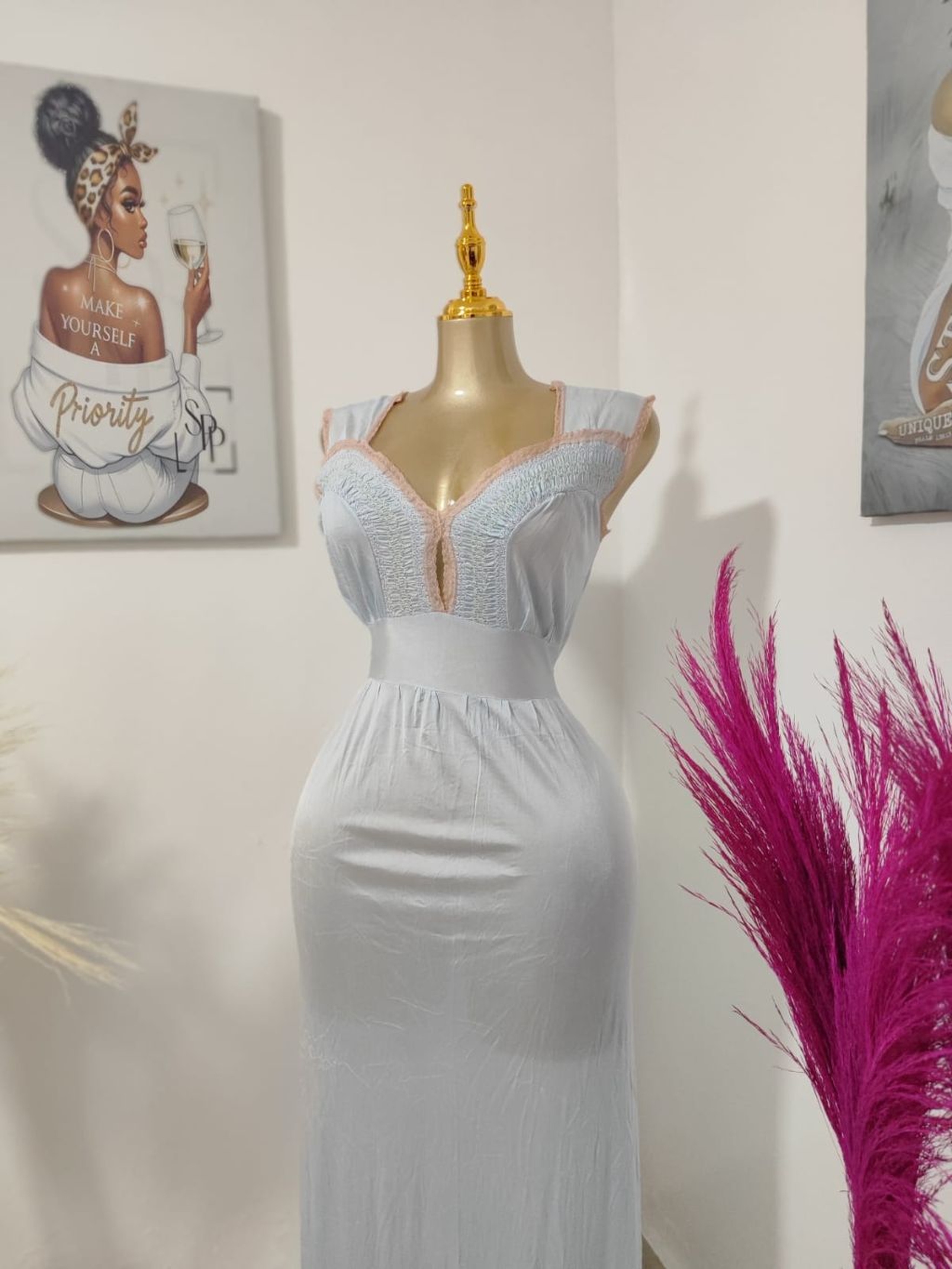 The Radiant Lace-Trimmed Satin