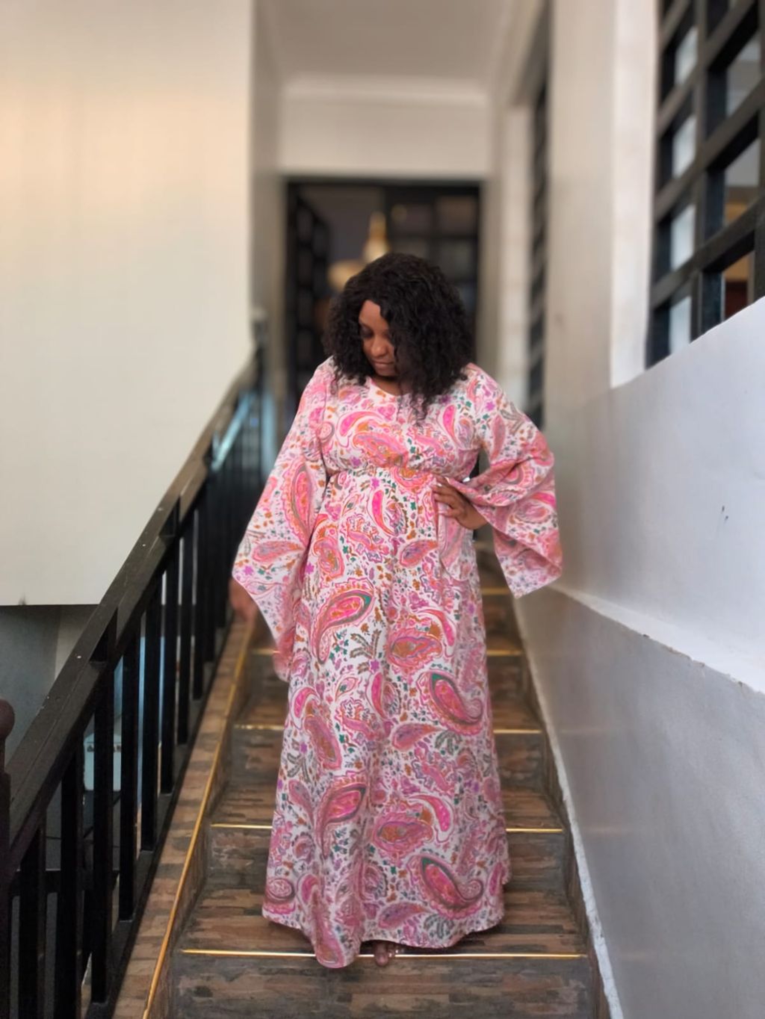 The Serene Tiered Floral Maxi Dress