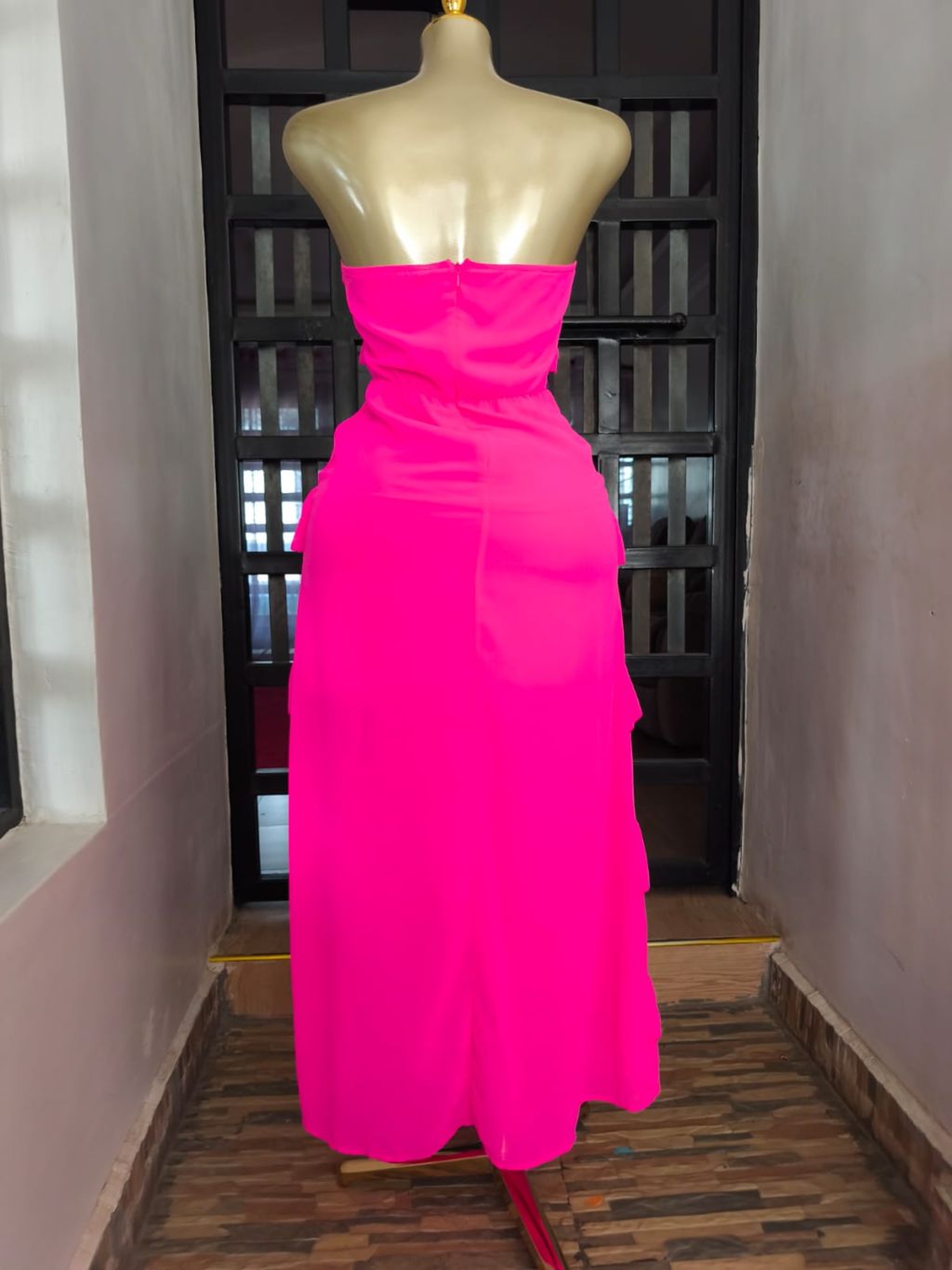 Sleek Off-Shoulder dress