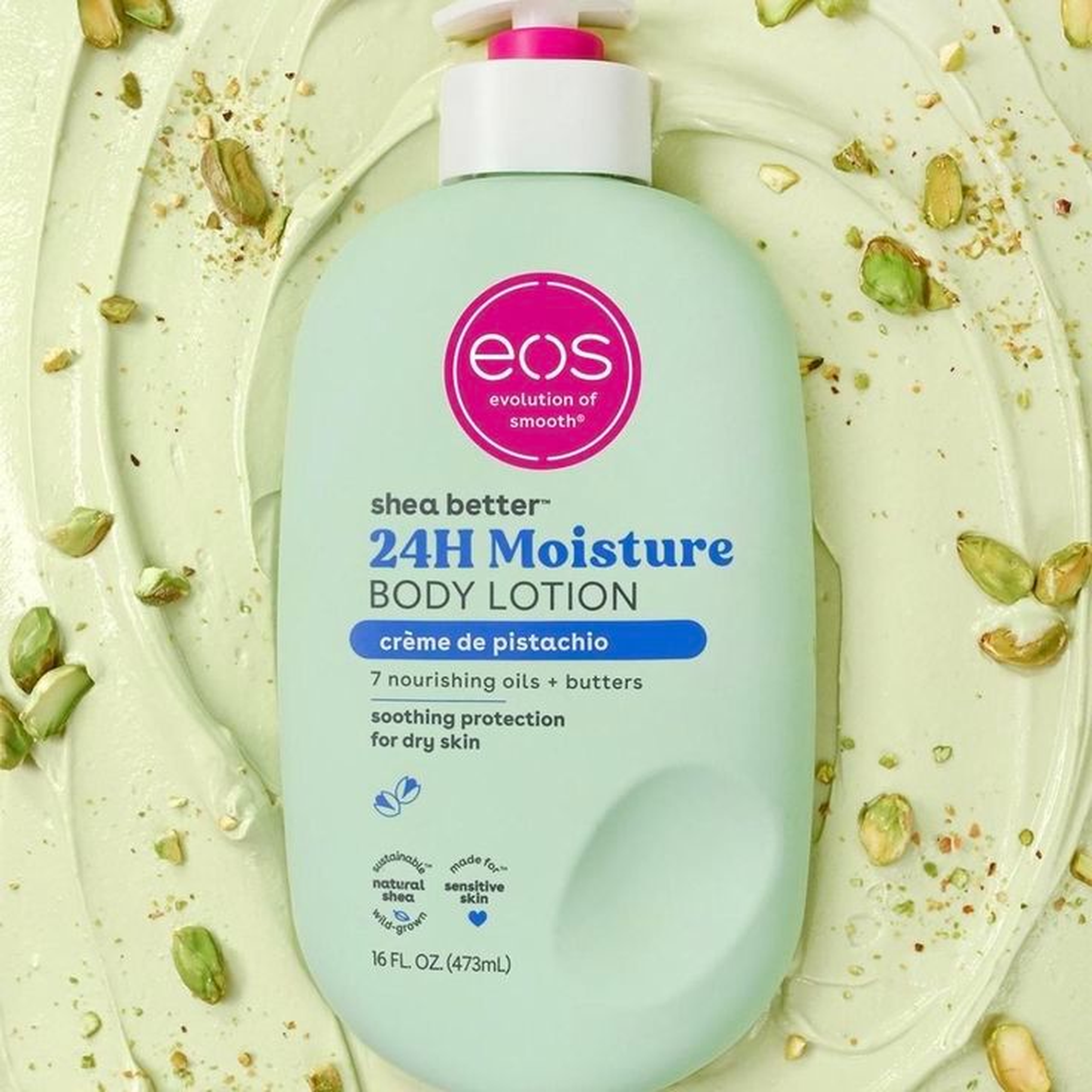 Eos creme de pistachio
