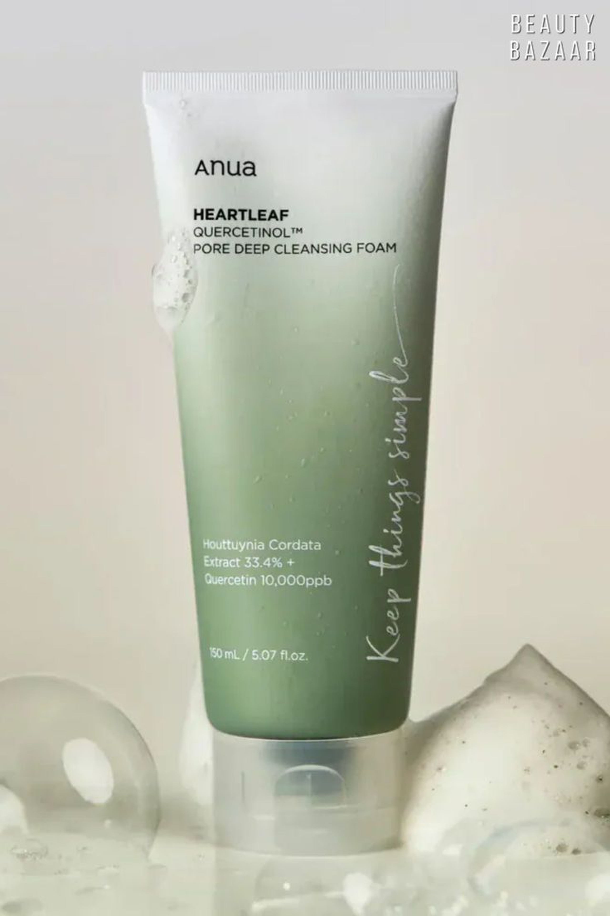 Anua heartleaf foaming cleanser 