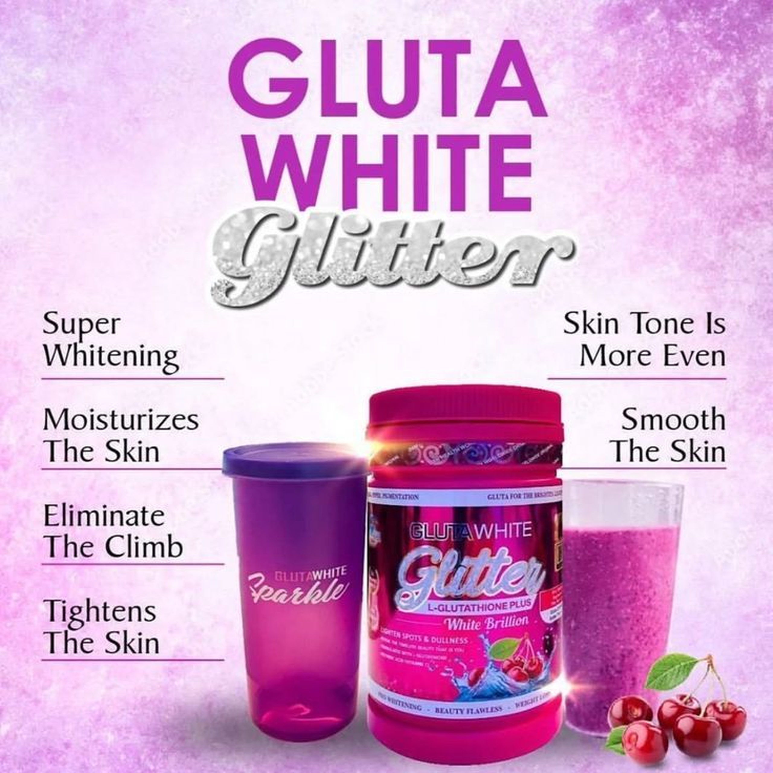 Glutter gluta white powder