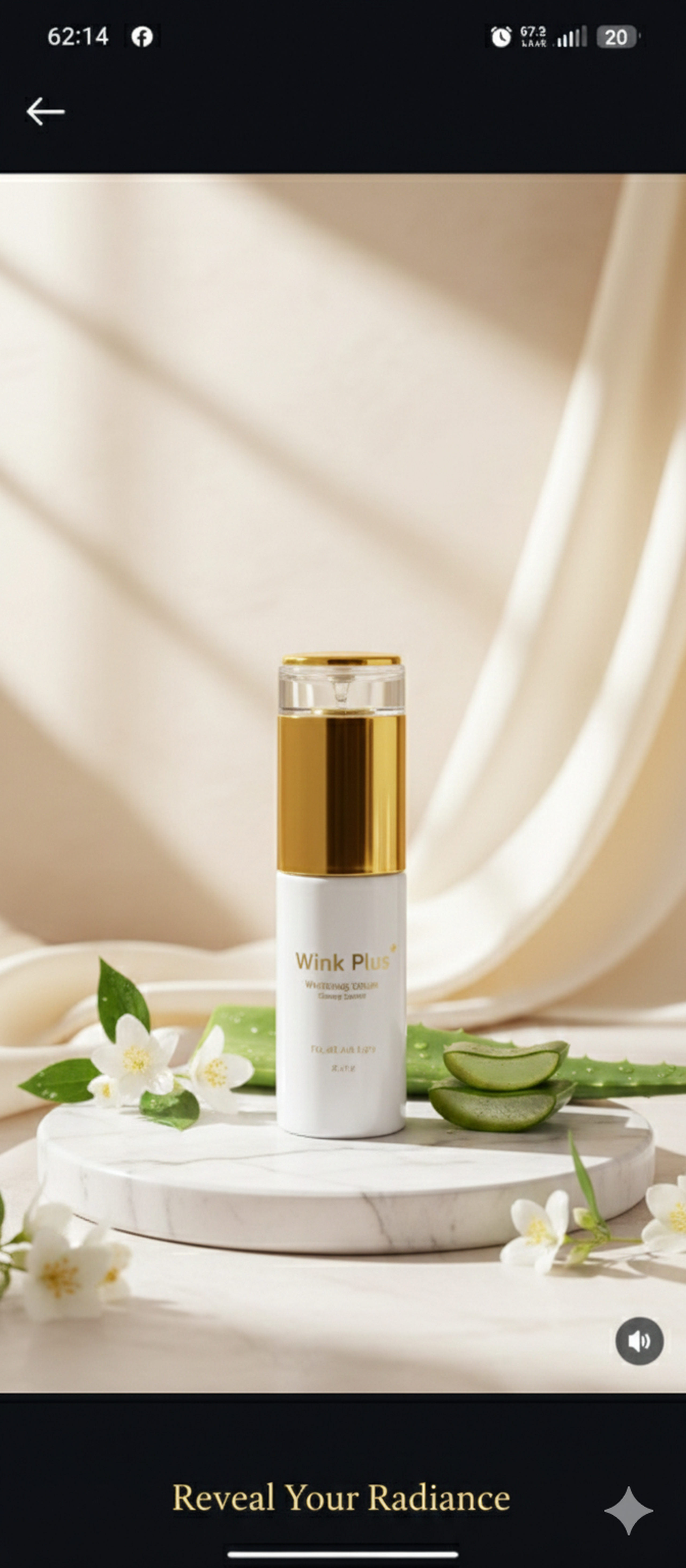 Wink plus whitening serum