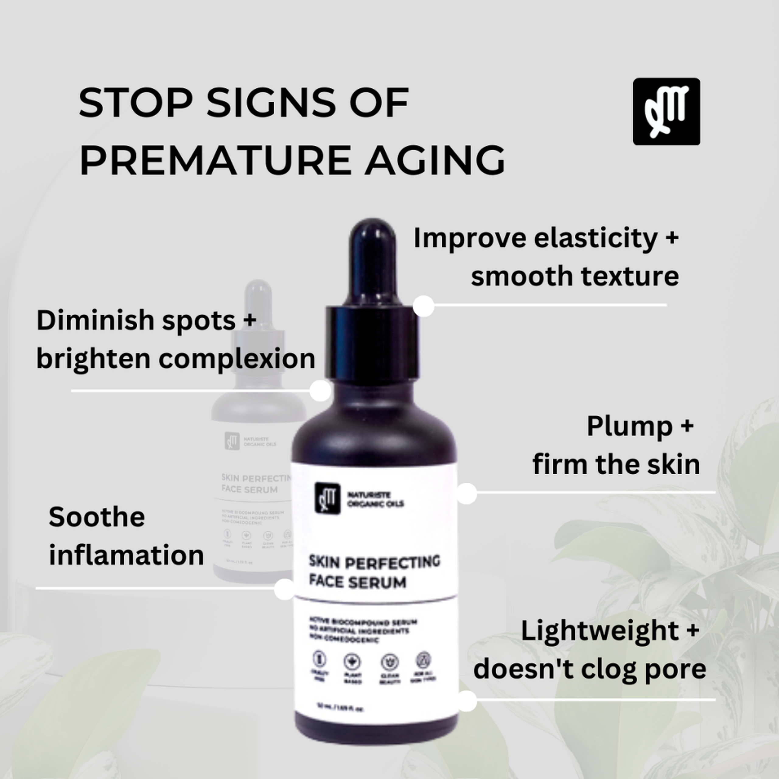 FACE SERUM FOR MATURE SKIN (ANTI-AGING FORMULA)