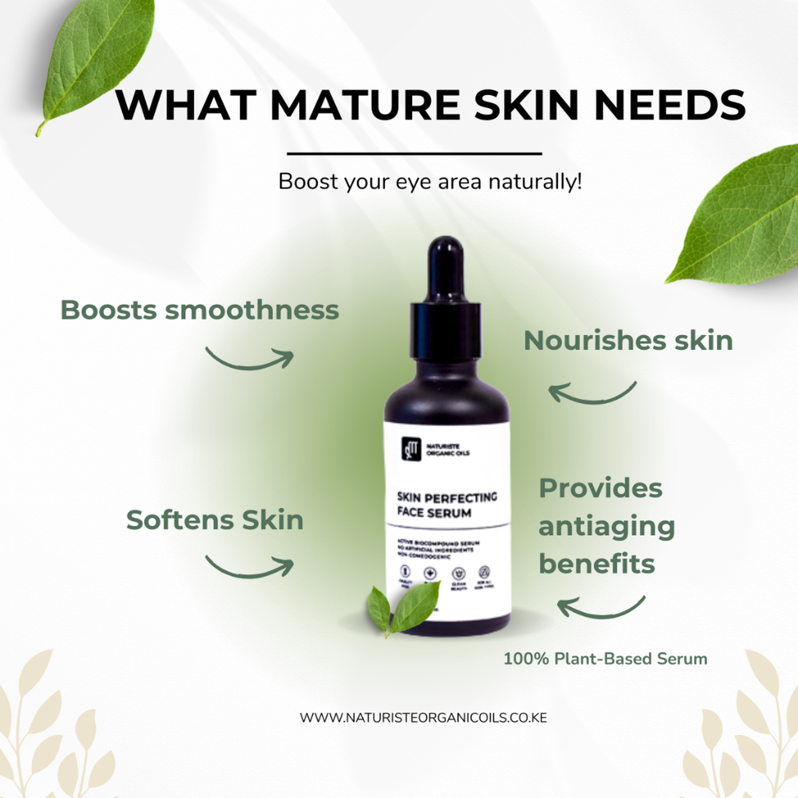 FACE SERUM FOR MATURE SKIN (ANTI-AGING FORMULA)