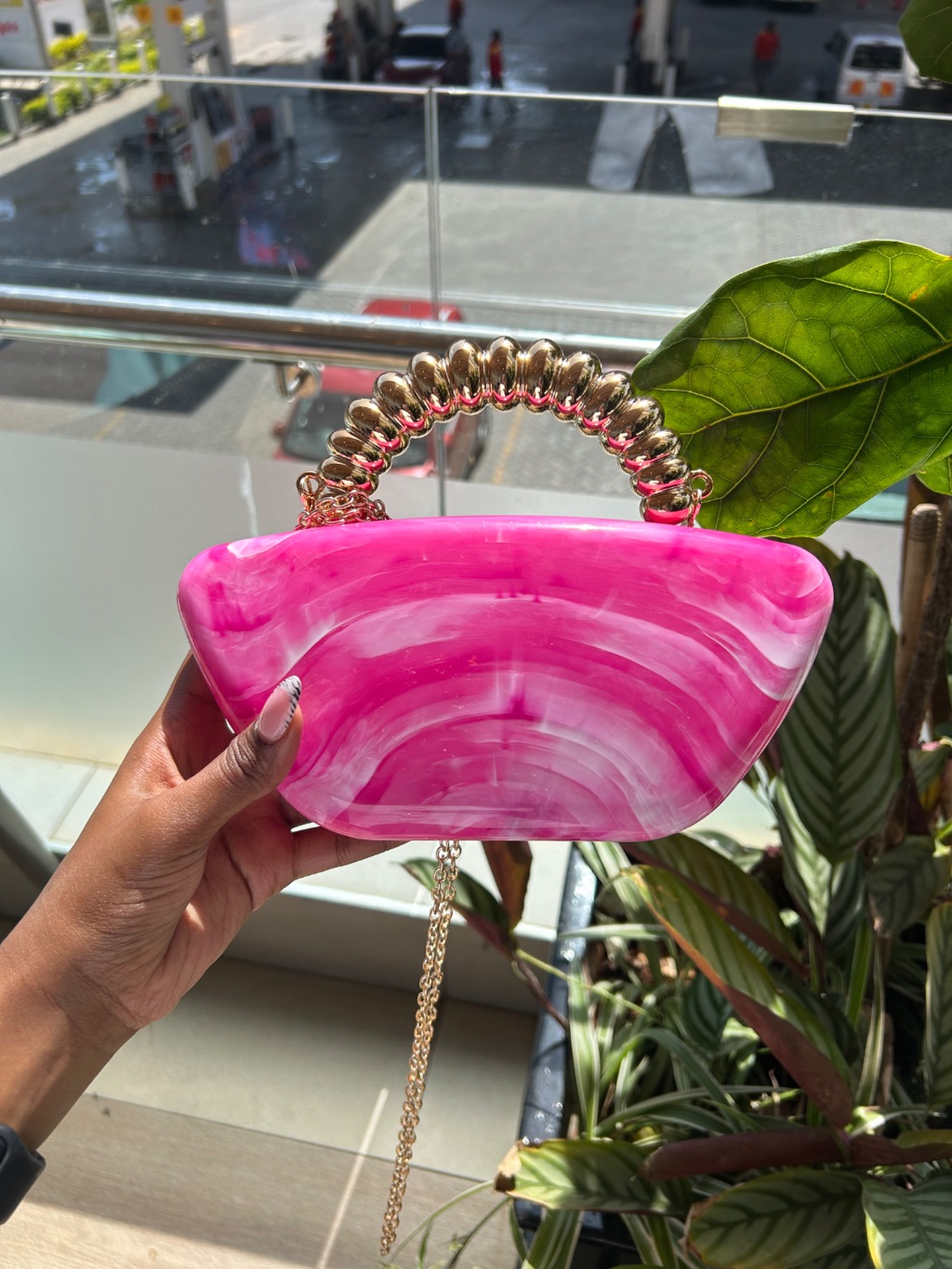 Pink Clutch Bag
