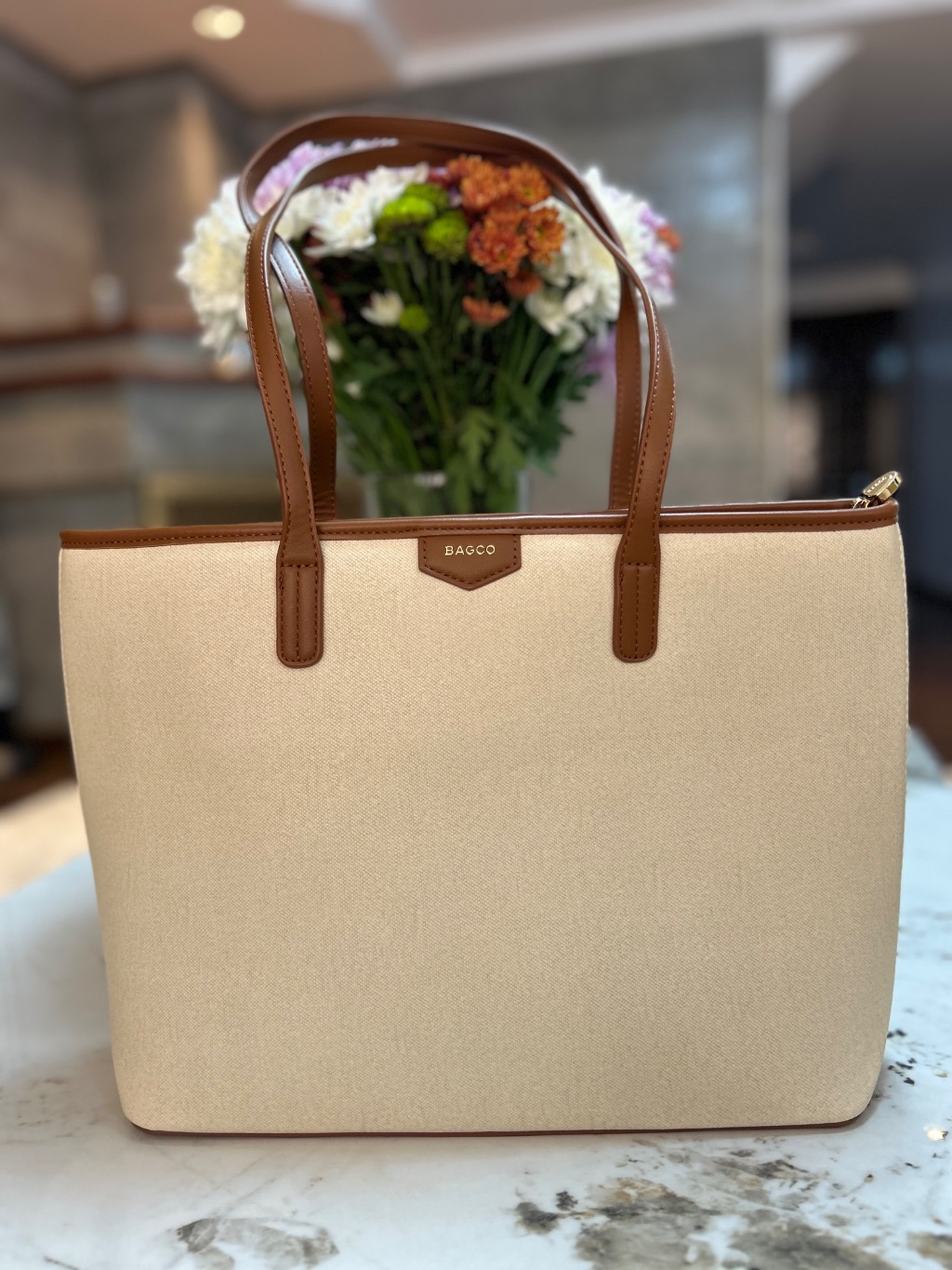Off white Bagco Tote bag