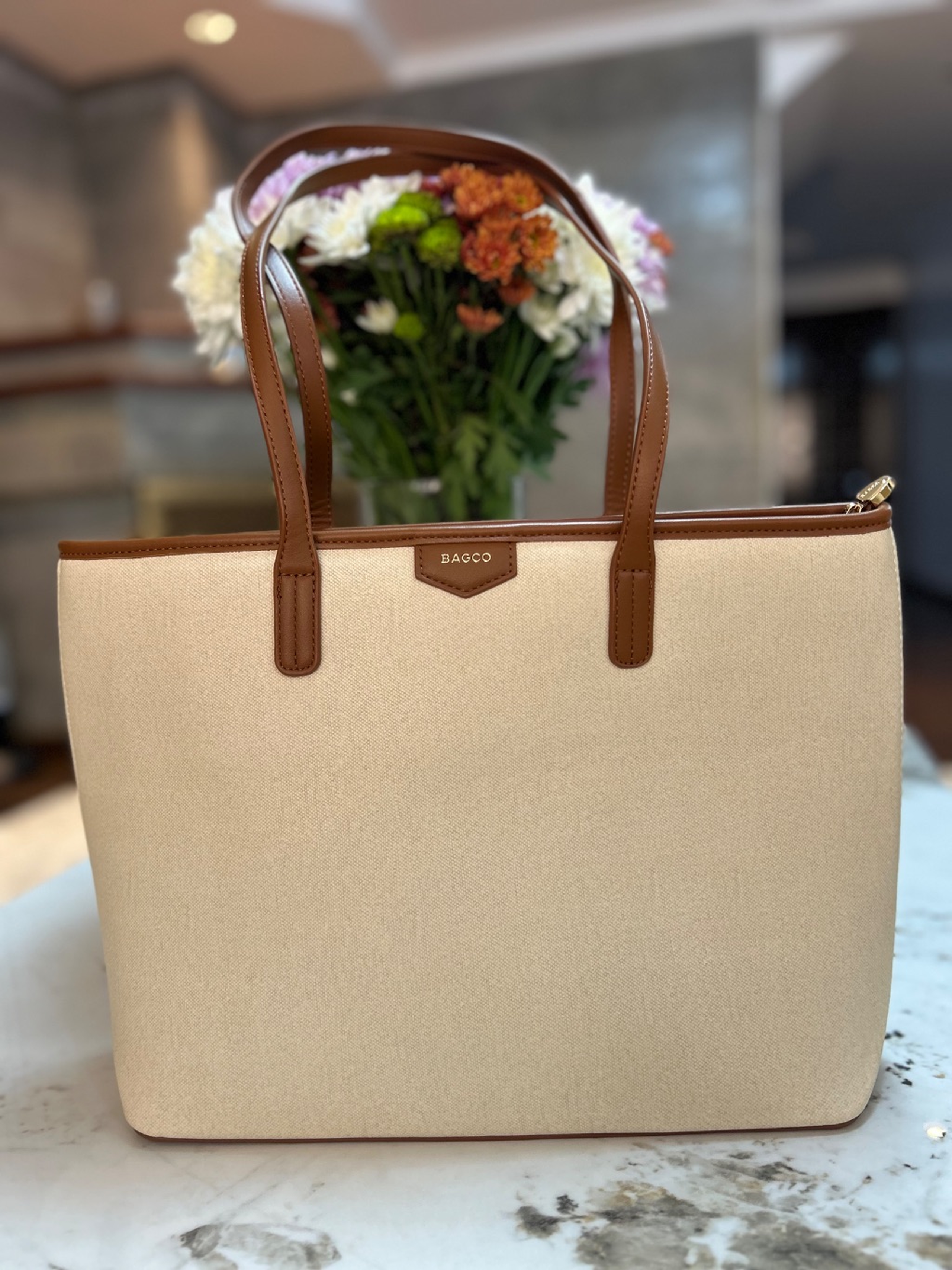 Off white Bagco Tote bag
