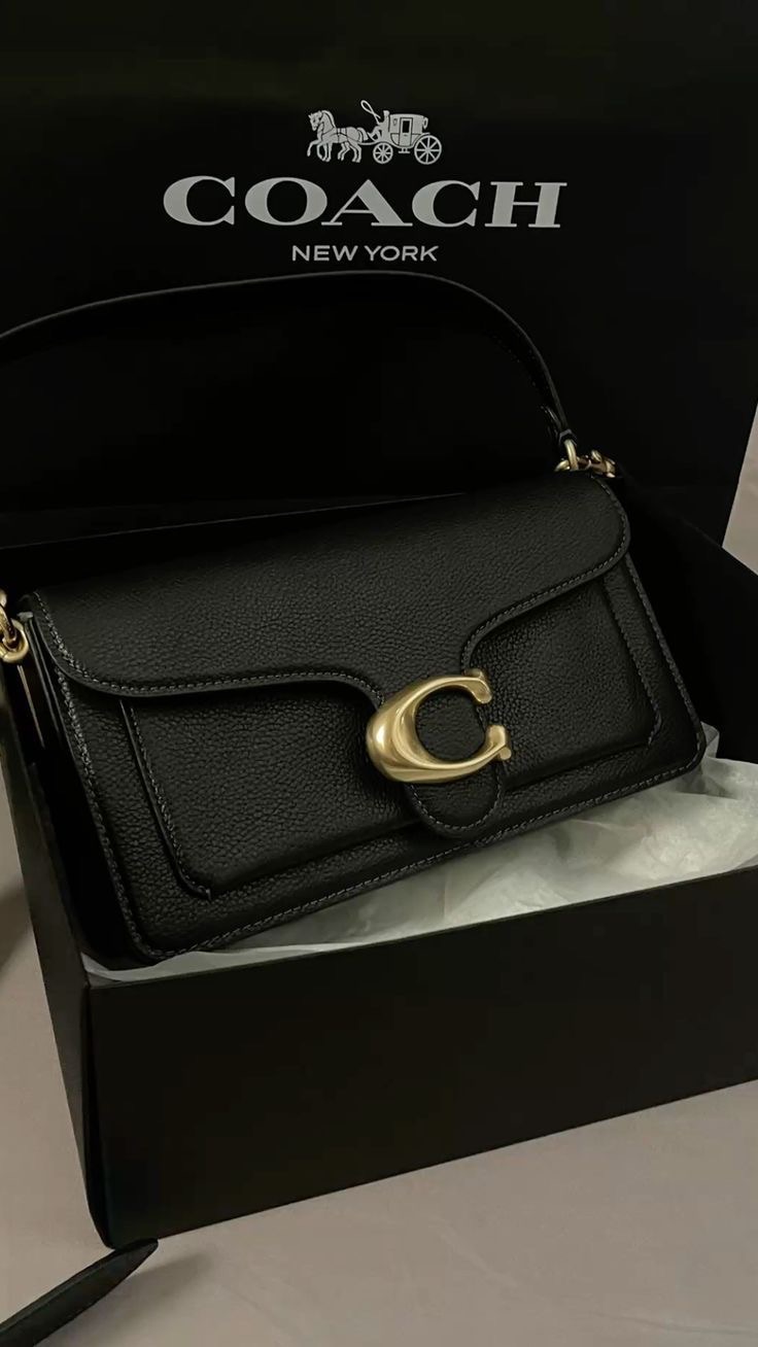 Black Coach Tabby bag