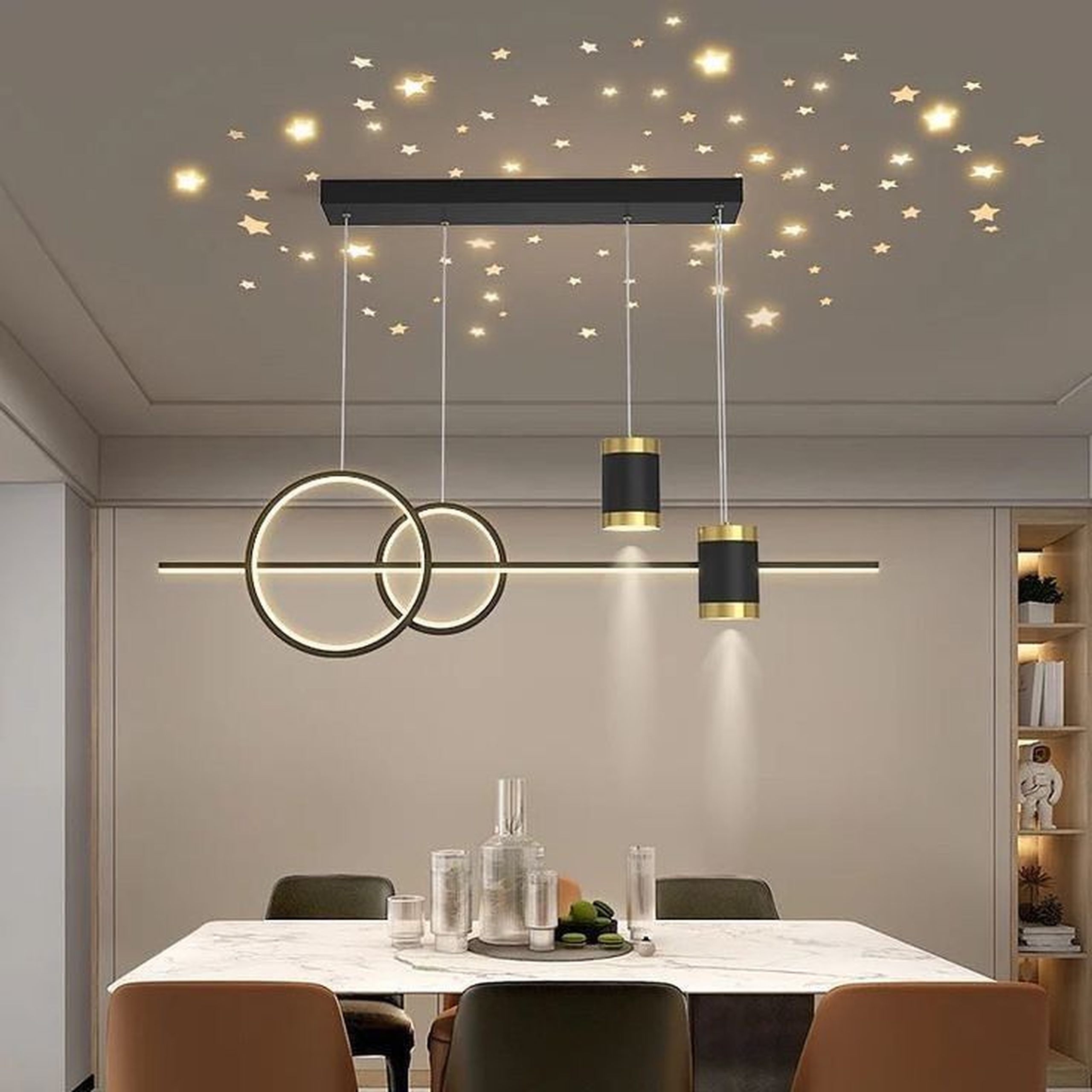 The Golden Loop Chandelier
