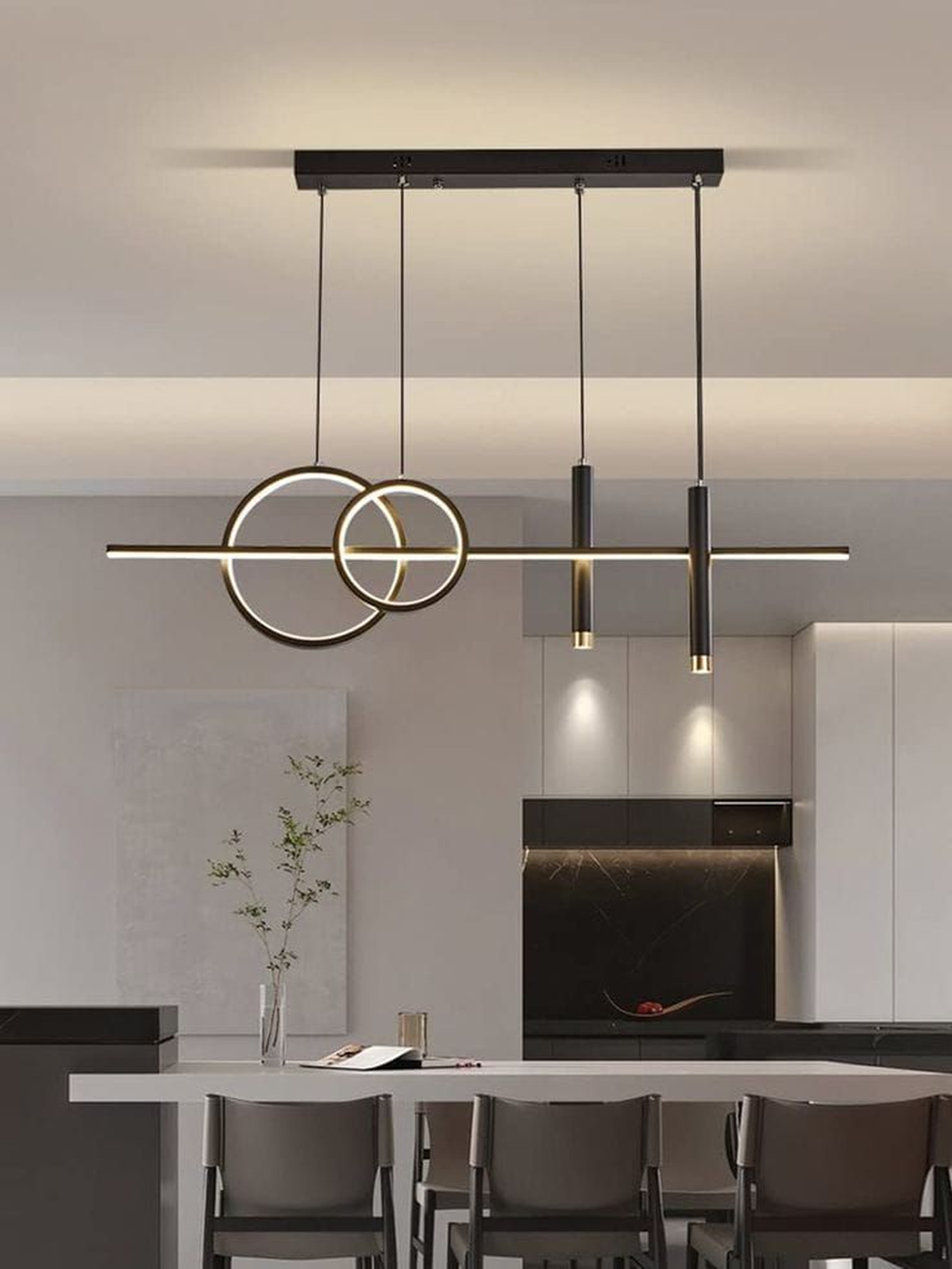 The Golden Loop Chandelier