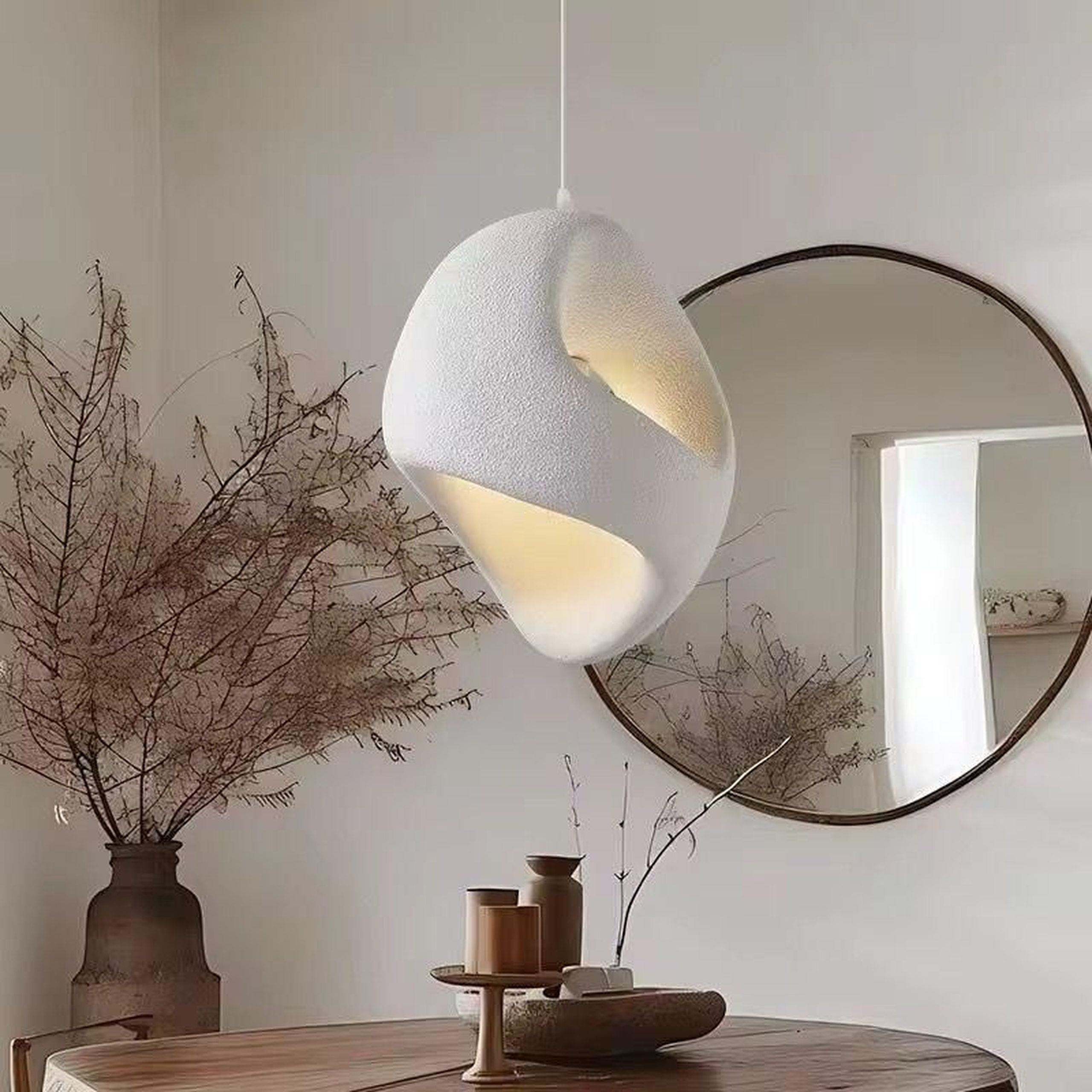 The Wabi-Sabi Organic Cieling Lamp