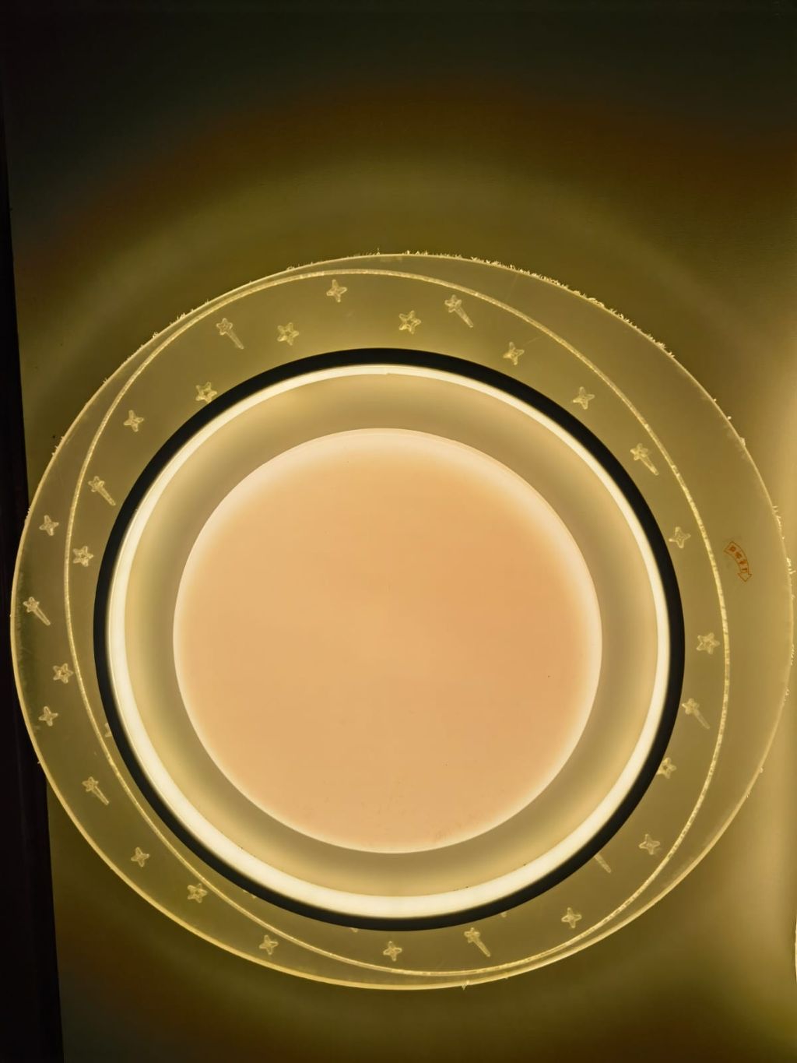 The Celestial Halo Flush Mount