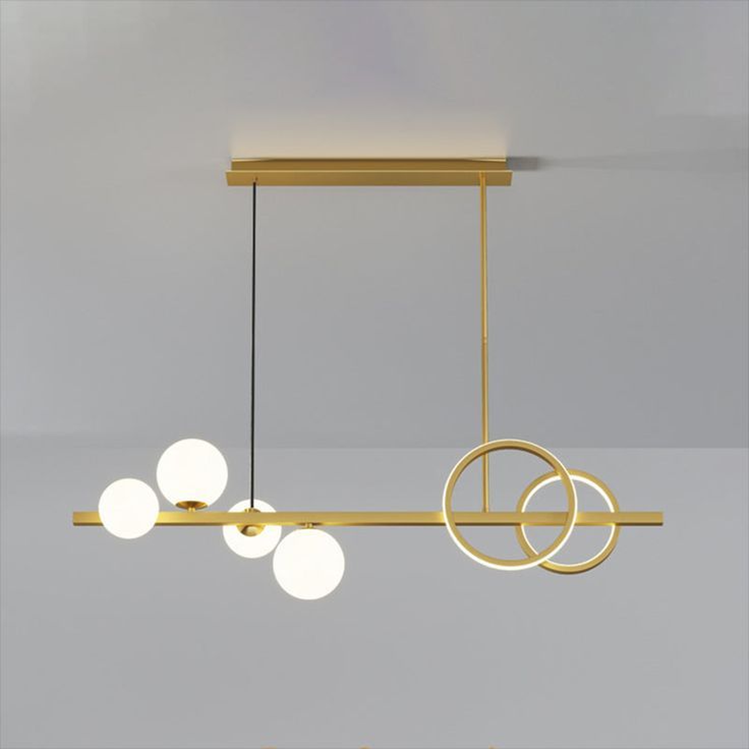 The Celestial Geometric Linear Chandelier