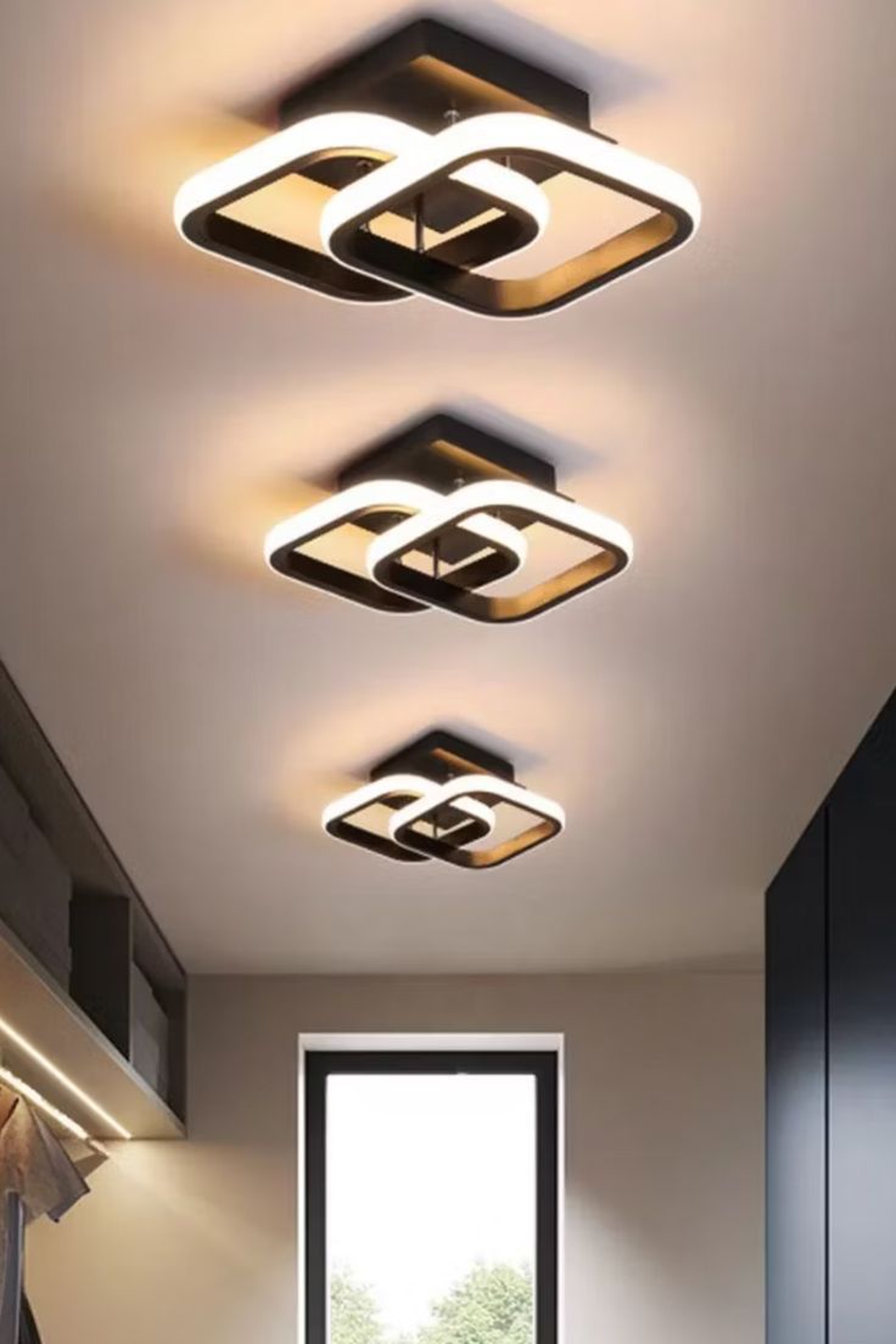 The Geometric Infinity Flush Mount