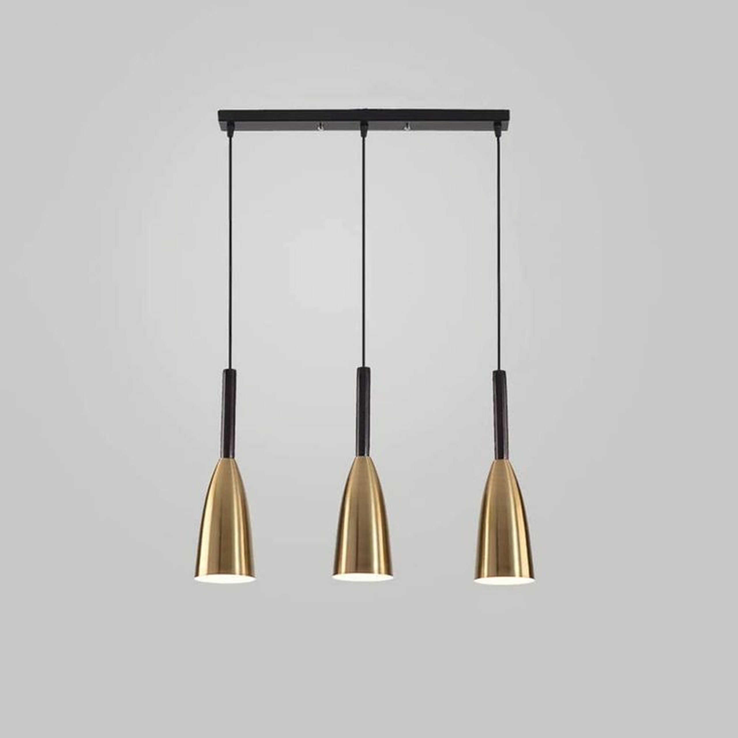 The Gilded Teardrop Linear Cieling Lamp