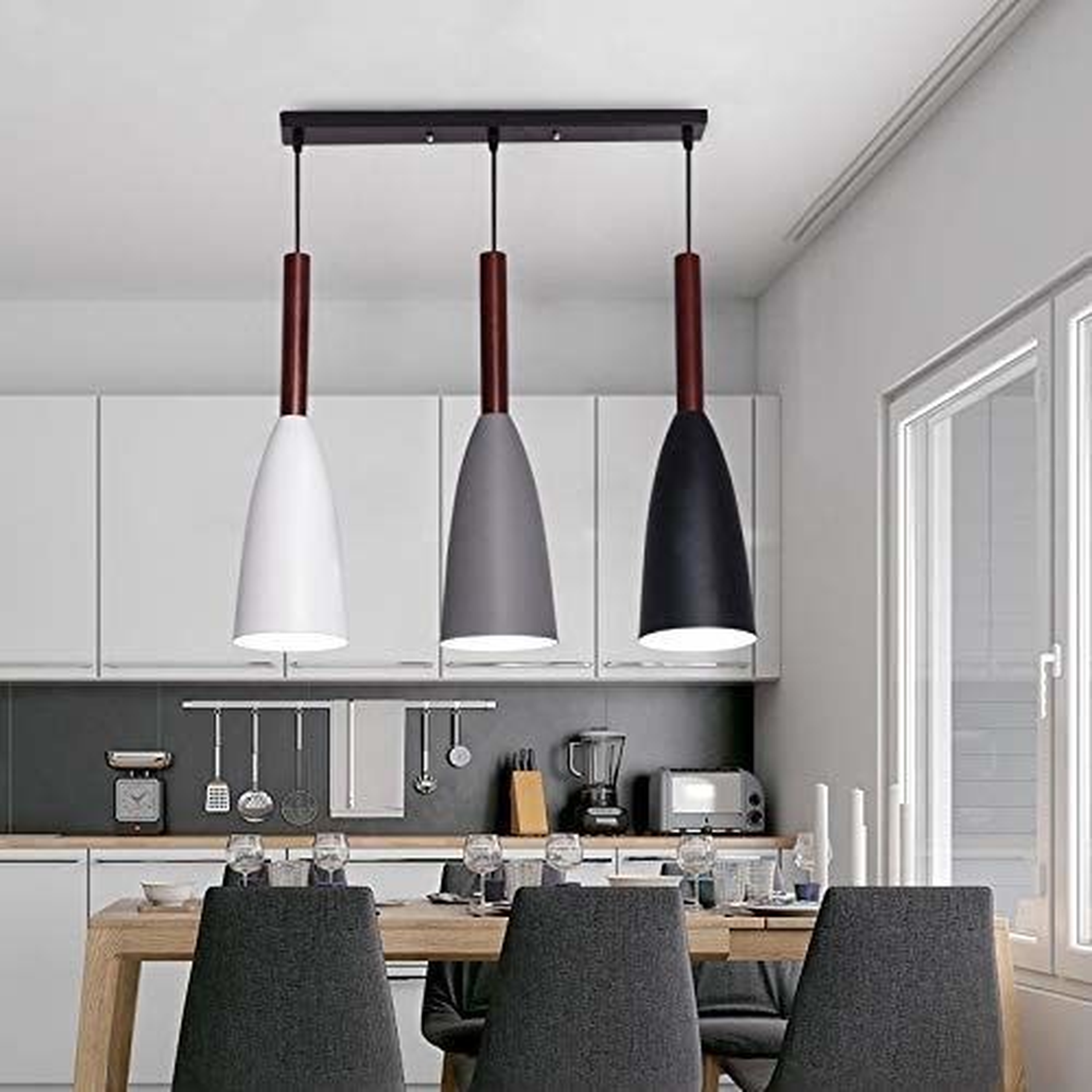 The Ombré Nordic Cieing Lamp