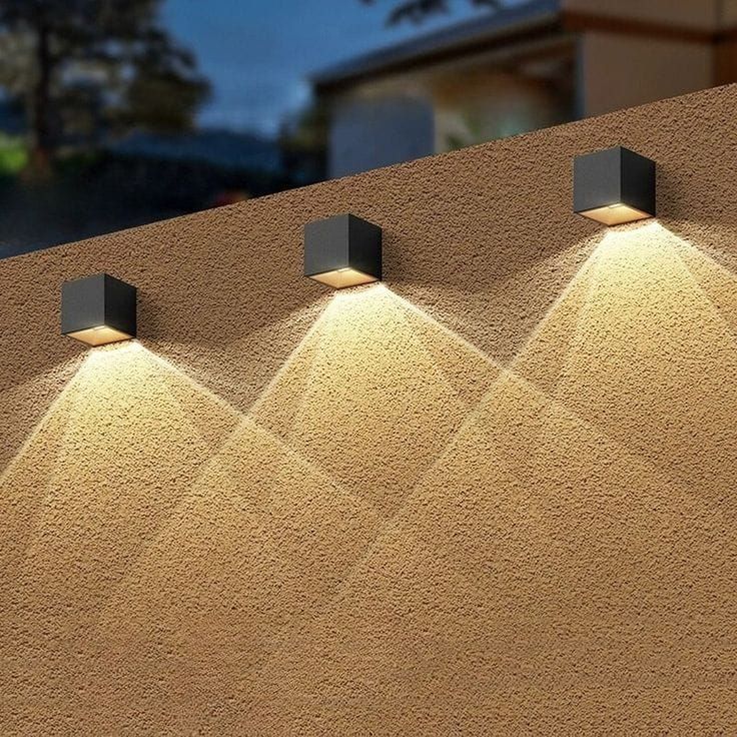 The Geometric Cube Exterior Wall lights