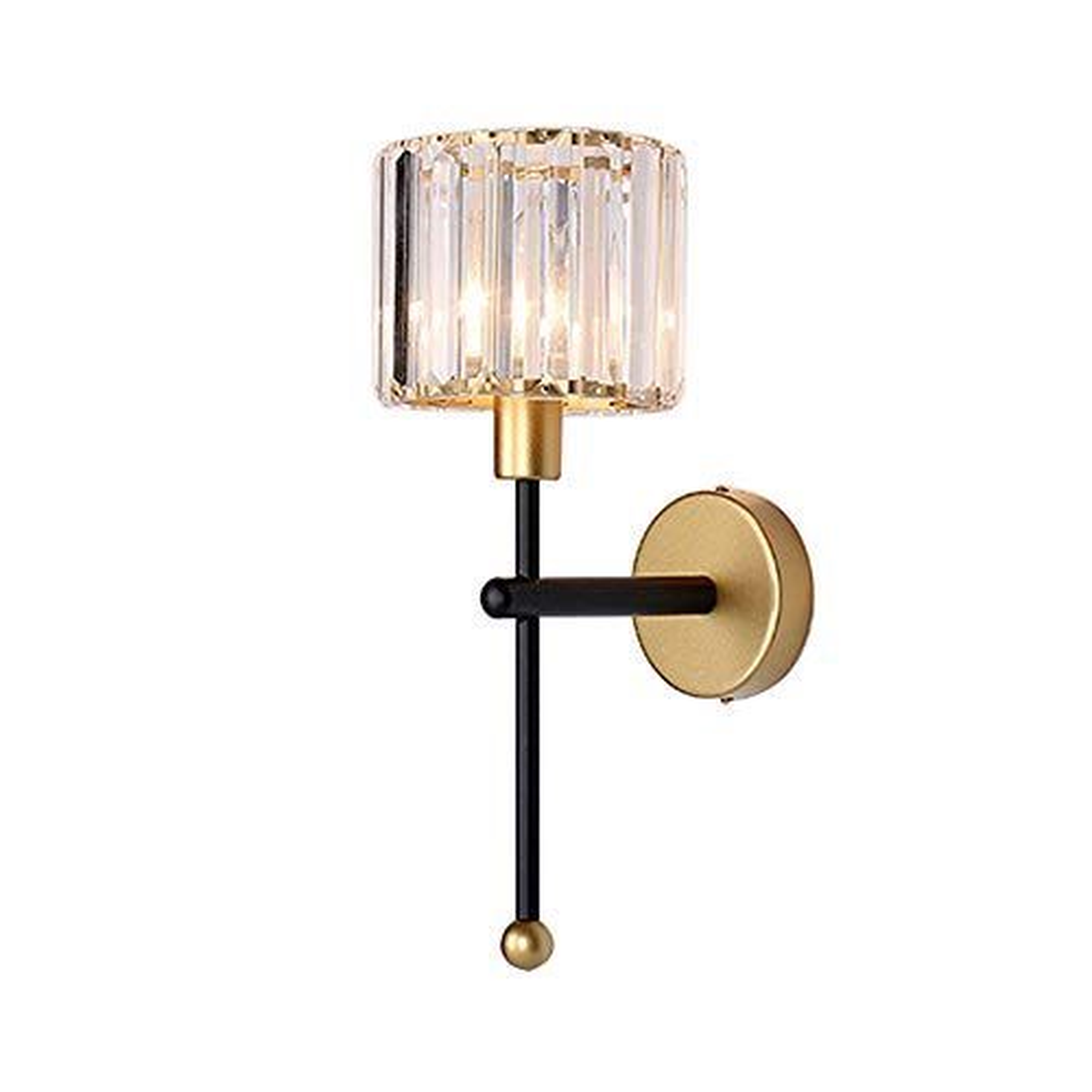 Modern Crystal Cylinder Wall Lamp