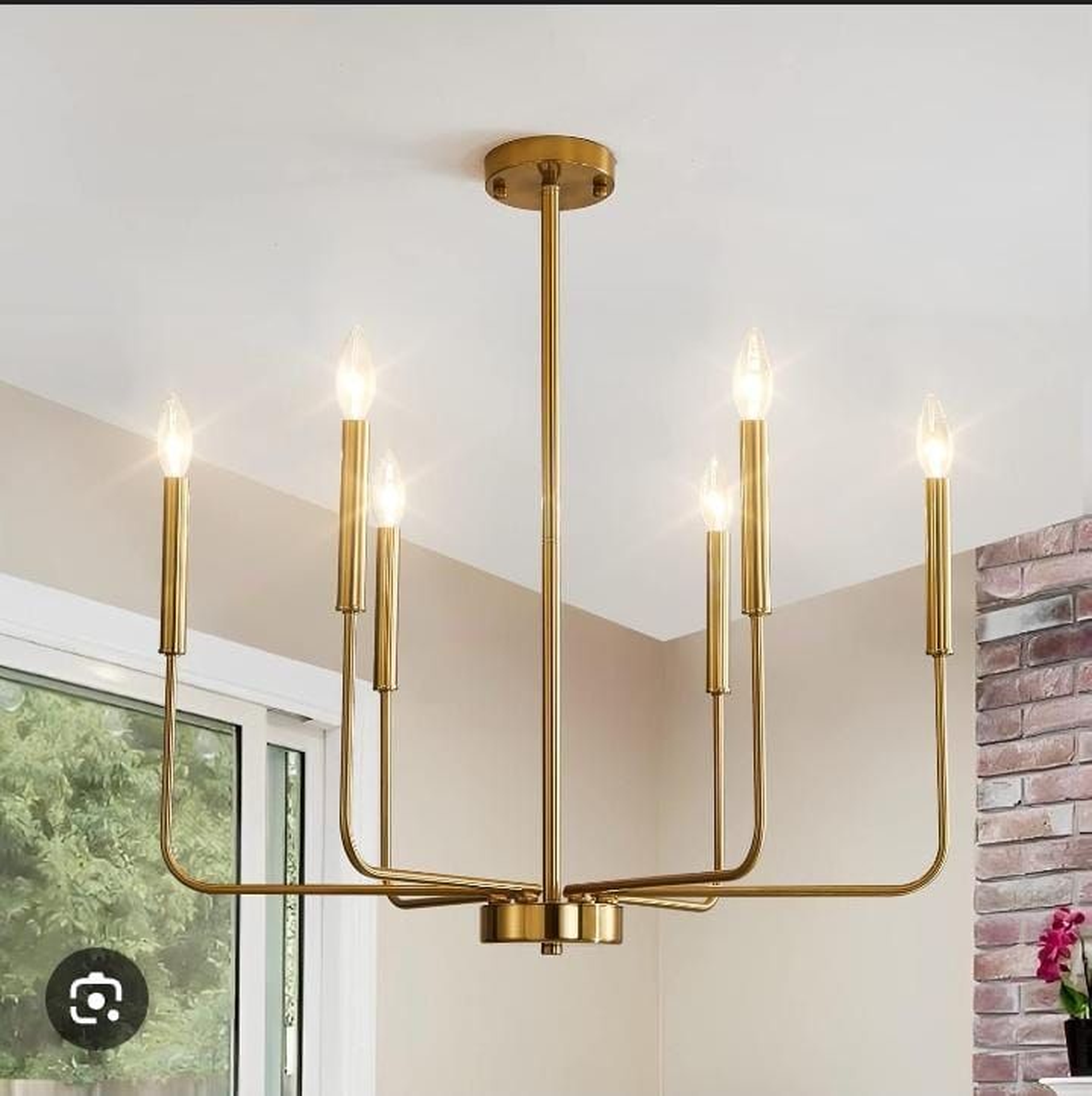 The Linear Candlelight Chandelier