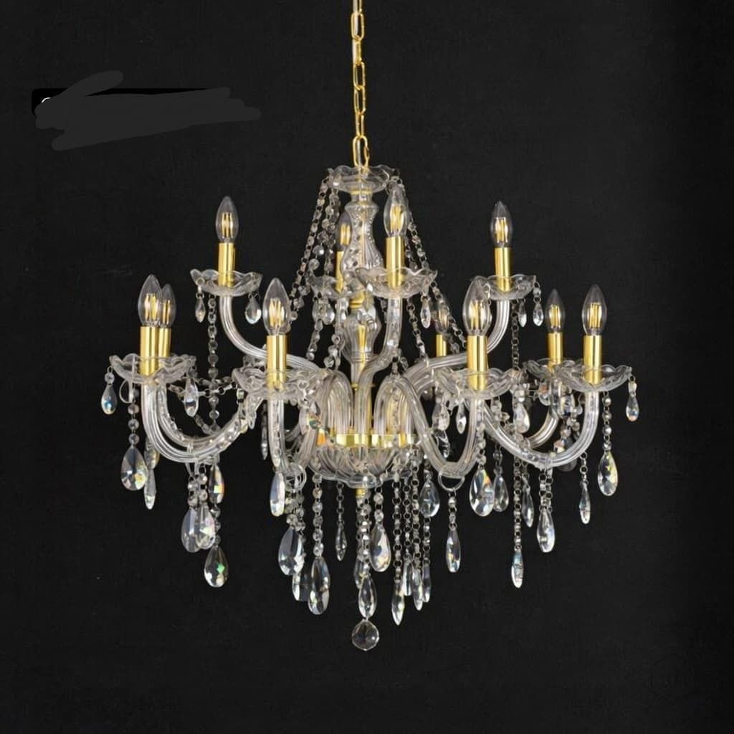 The Grand Crystal Cascade Chandelier
