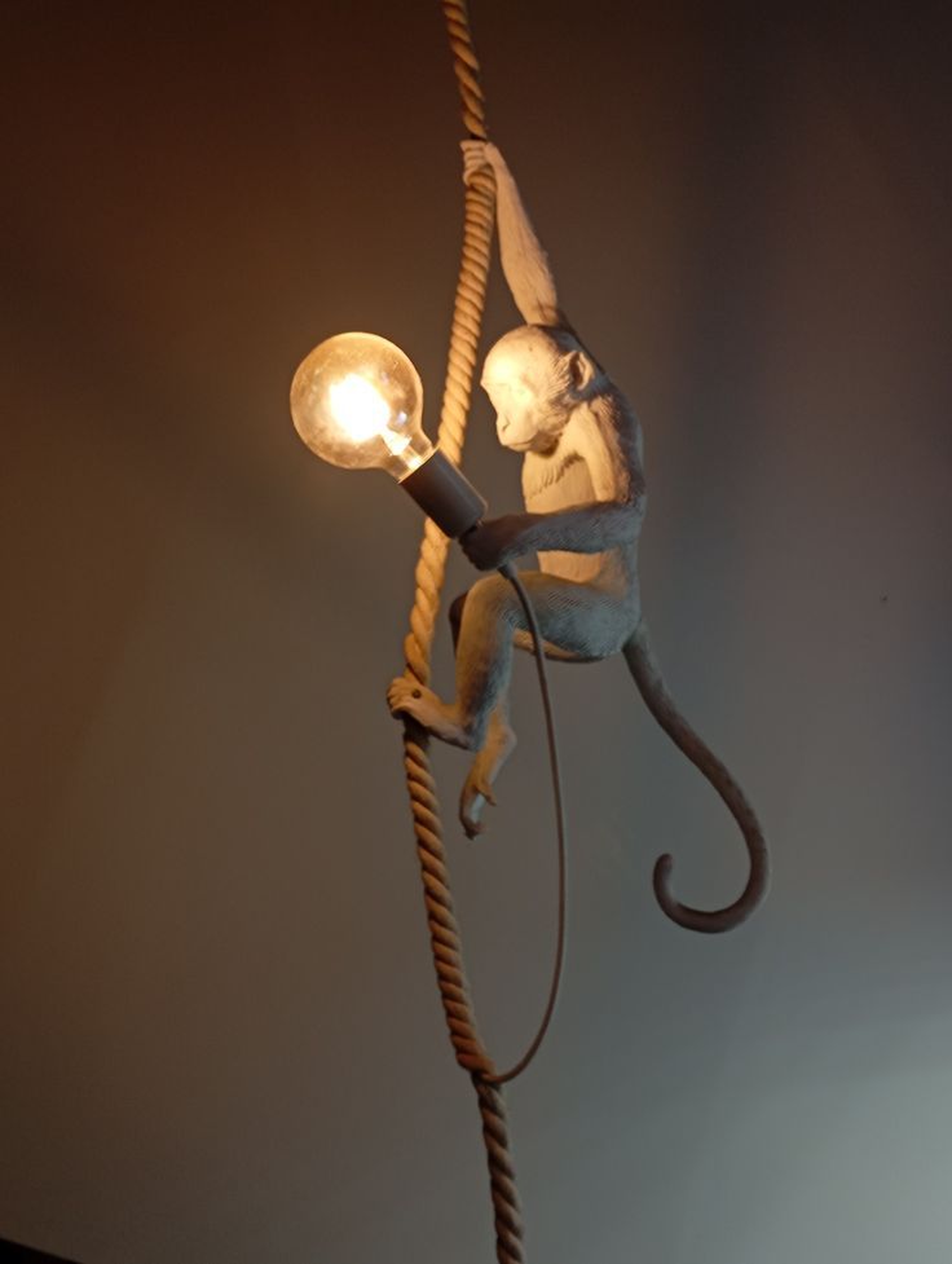Modern Square LED Wall Light with Interlocking Yin-Yang Silhouette