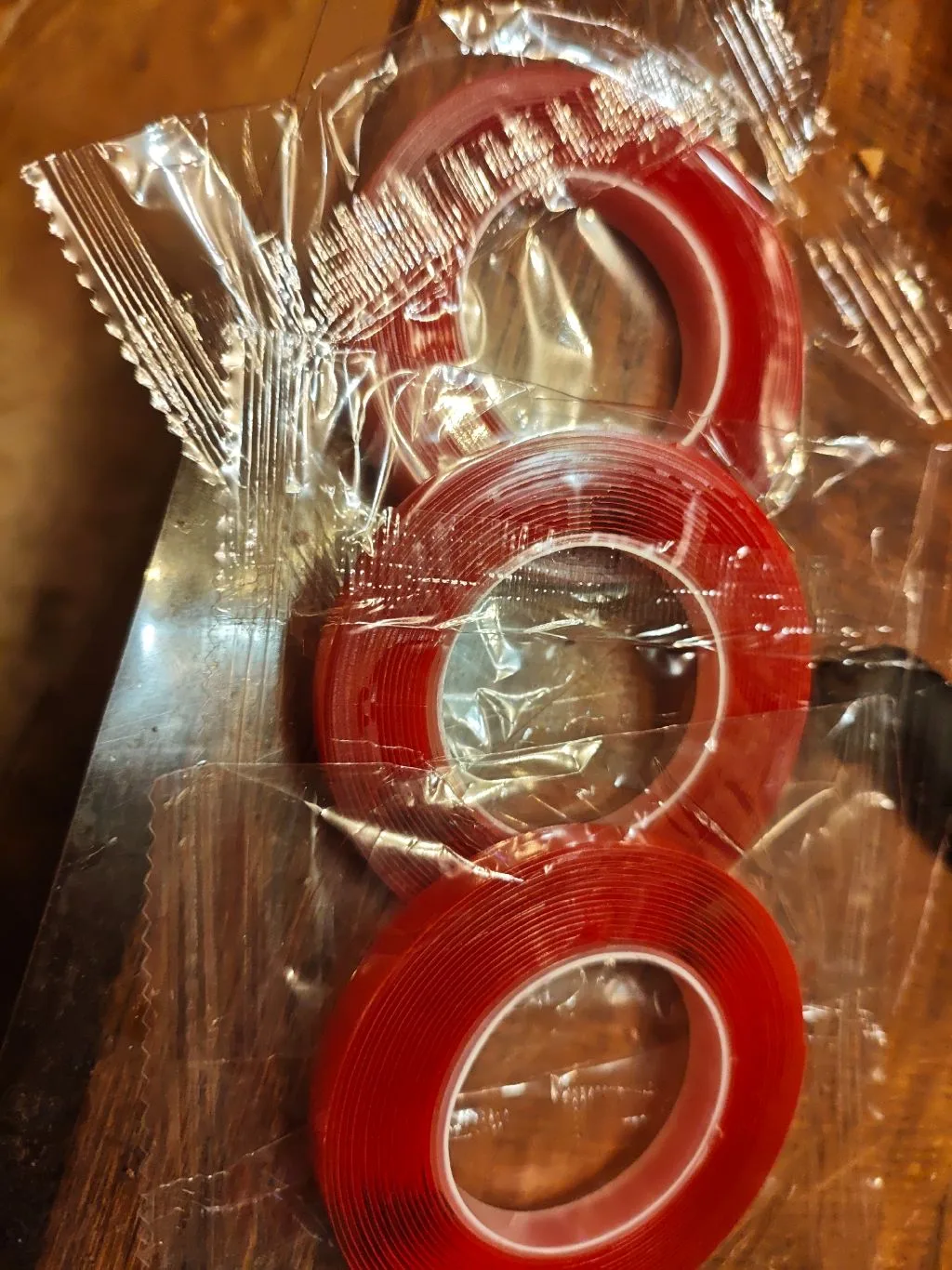 Double-sided tape(red film)