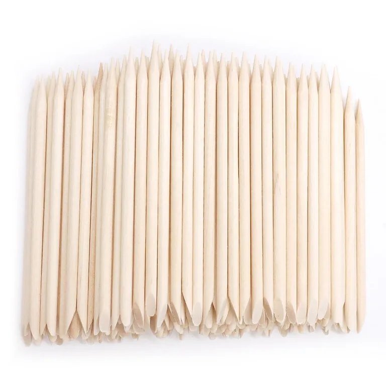 Wooden cuticle pusher