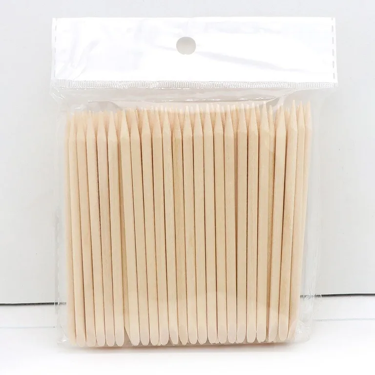 Wooden cuticle pusher