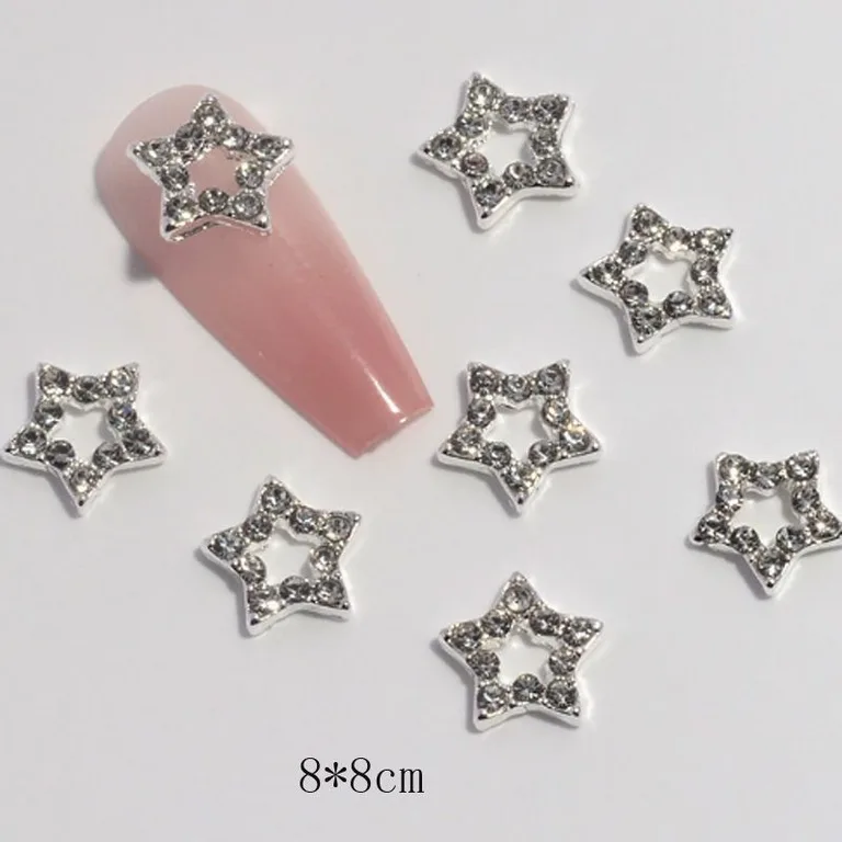 10pcs Shiny small star charm