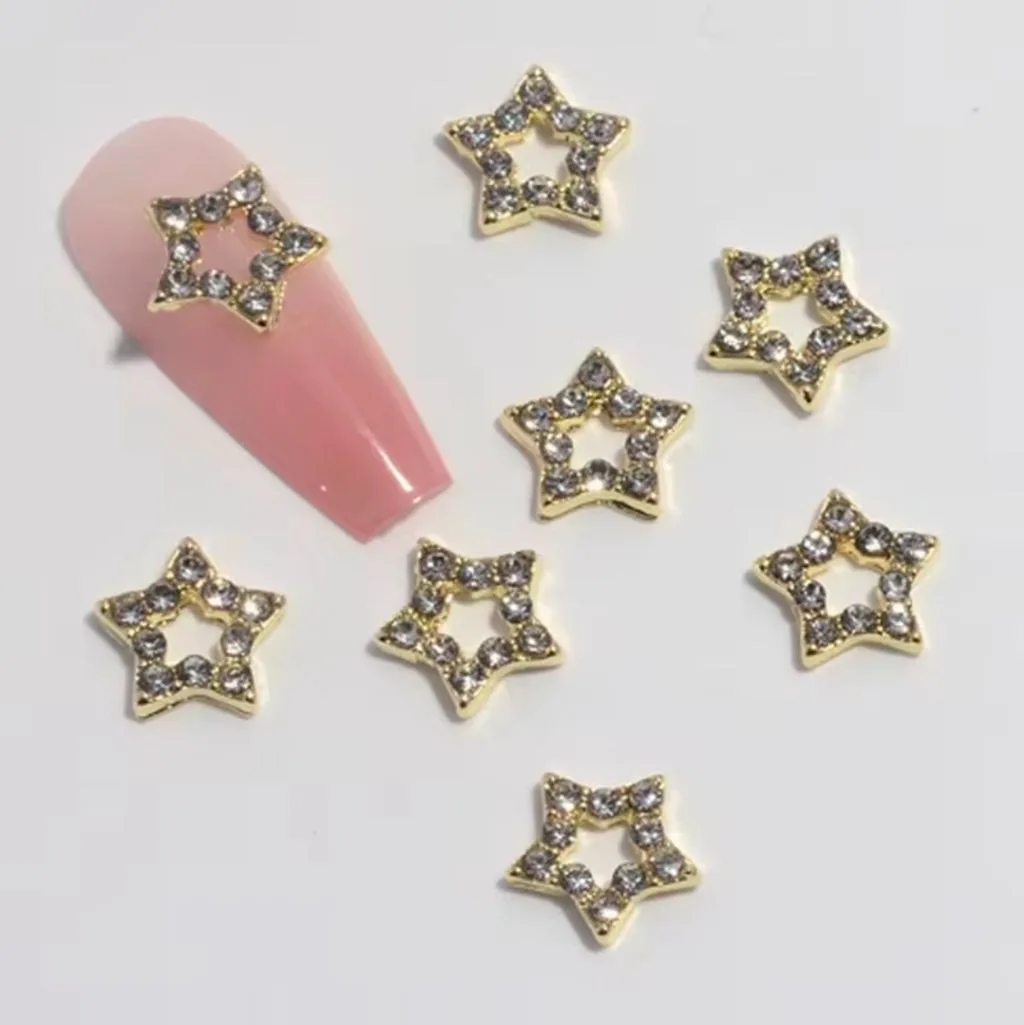 10pcs Shiny small star charm