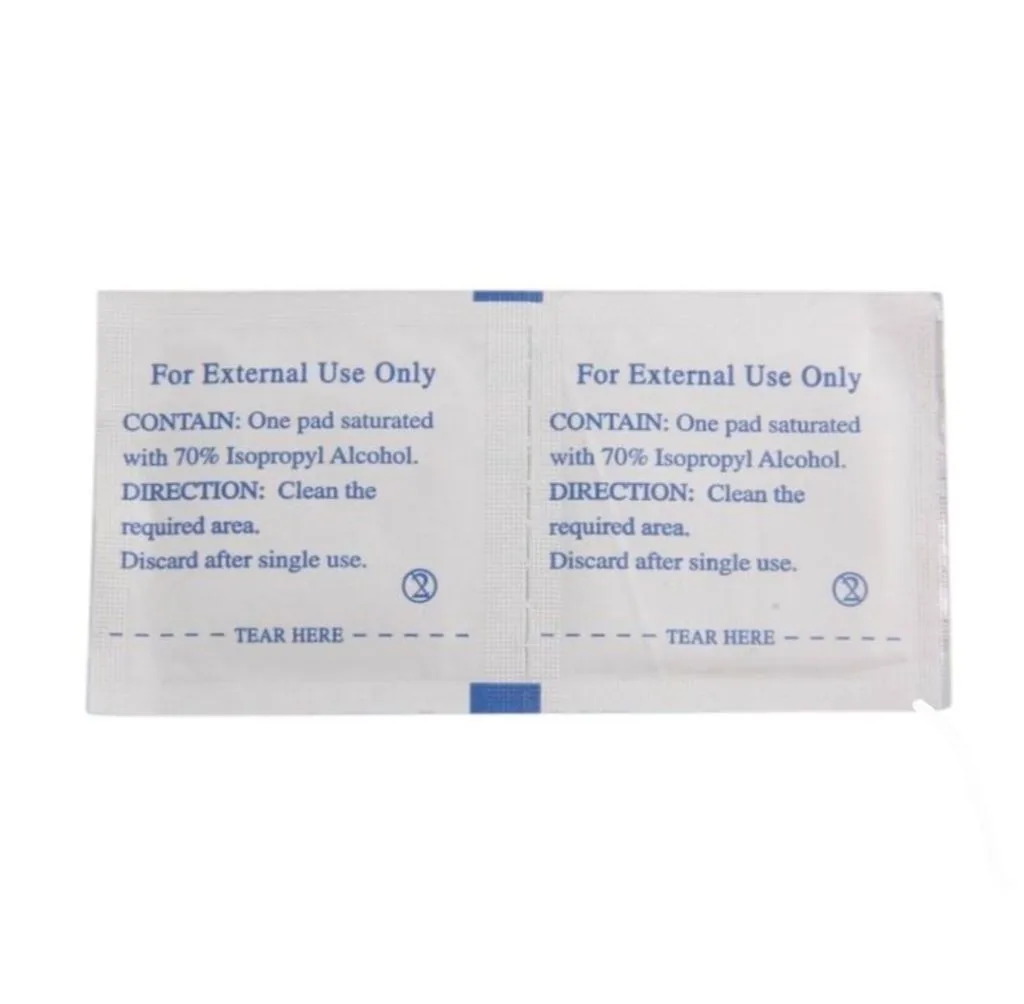 100pcs Alcohol wipes or Swabs