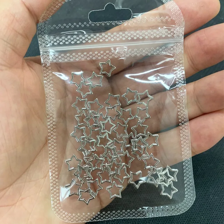 Hollow metal star 20pcs