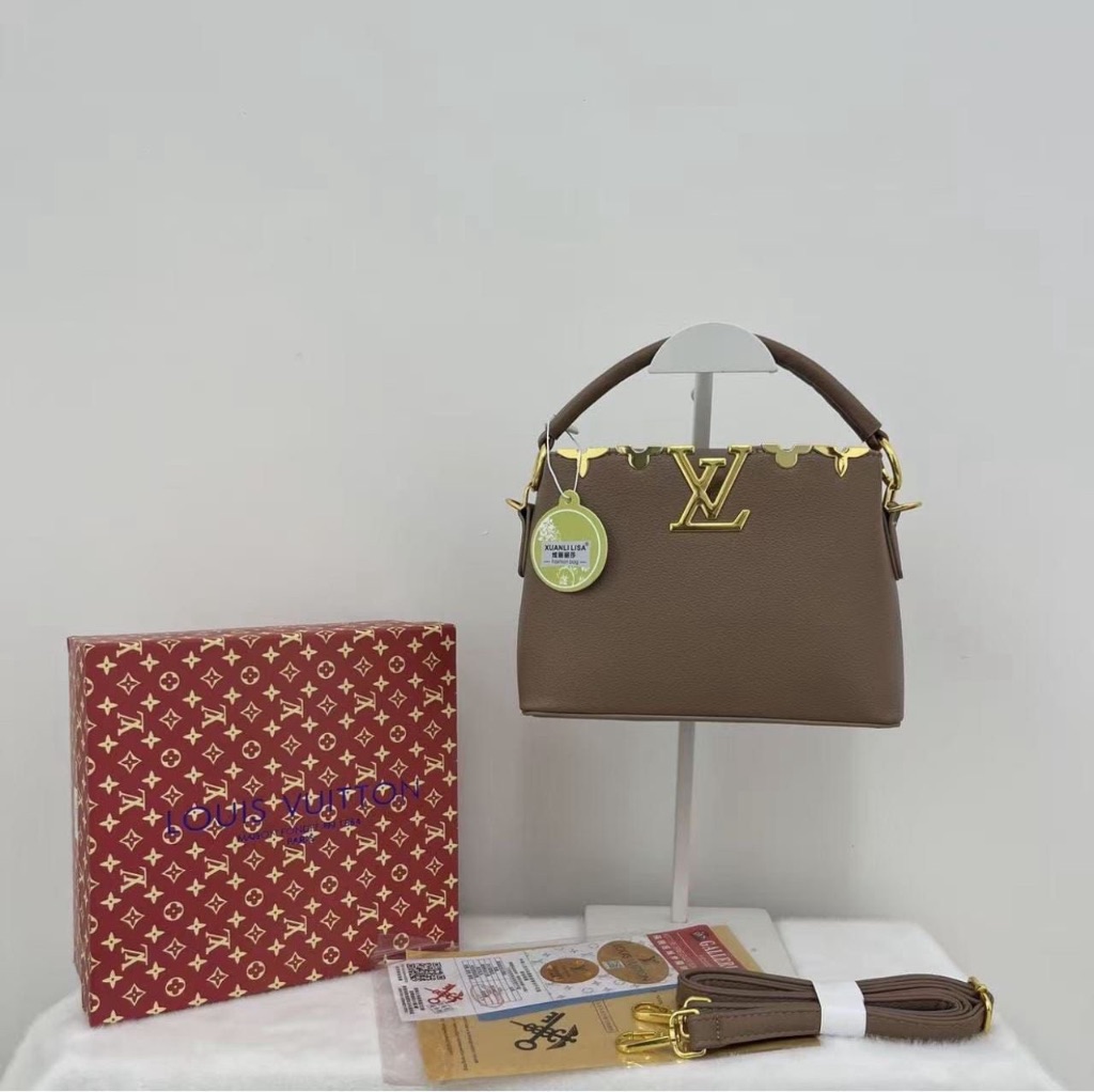 LV CREAM BAG - Fully boxed