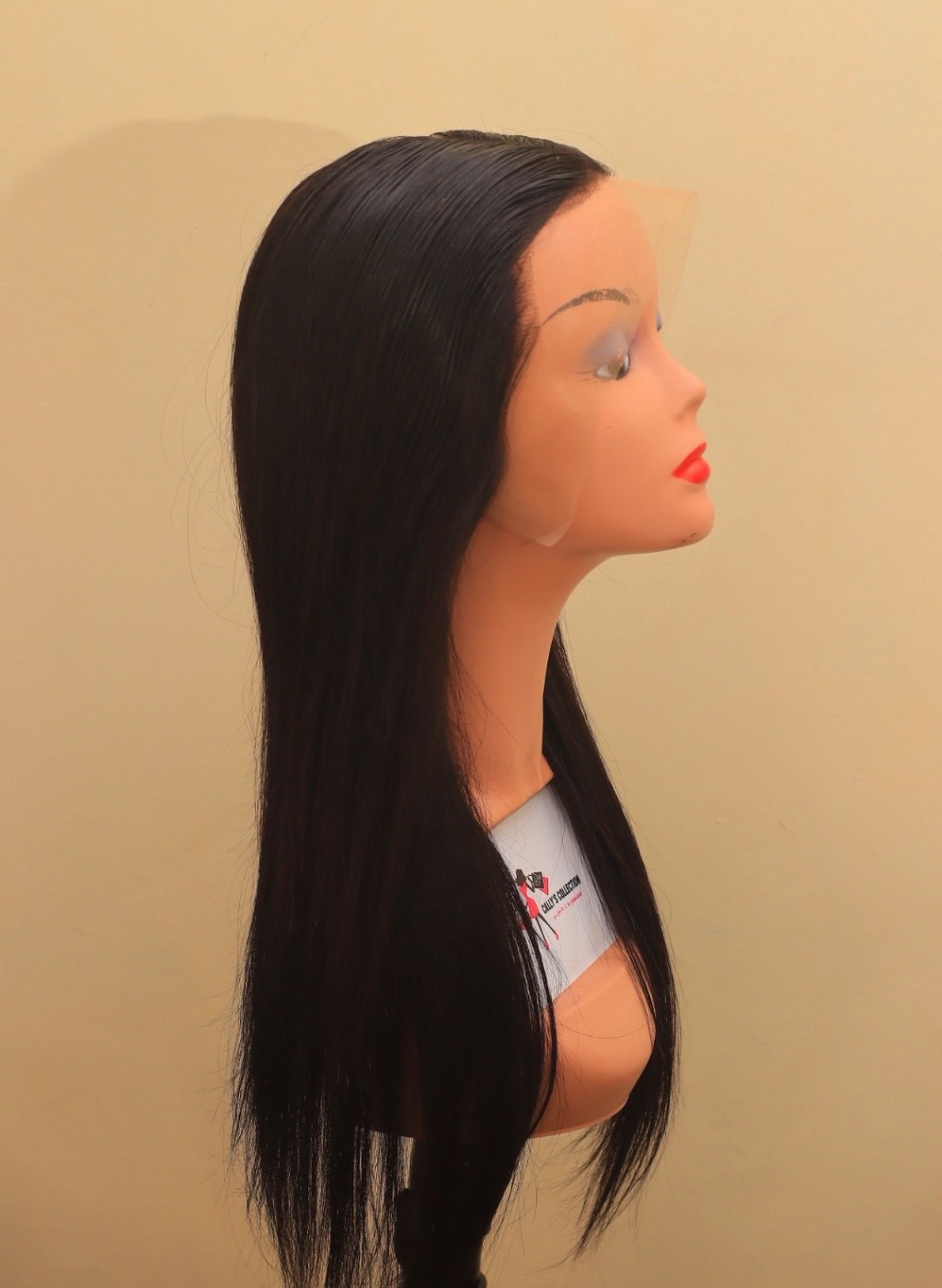 22 inches Straight human hair wig